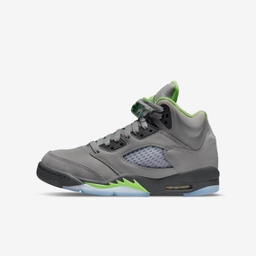 (GS) Air Jordan 5 Retro 'Green Bean' (2022) DQ3734-003 Air Jordan 5 shoes with mesh panel details