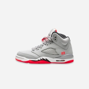 (GS) Air Jordan 5 Retro 'Hot Lava' (2015) 440892-018 Air Jordan 5 shoes with mesh panel details