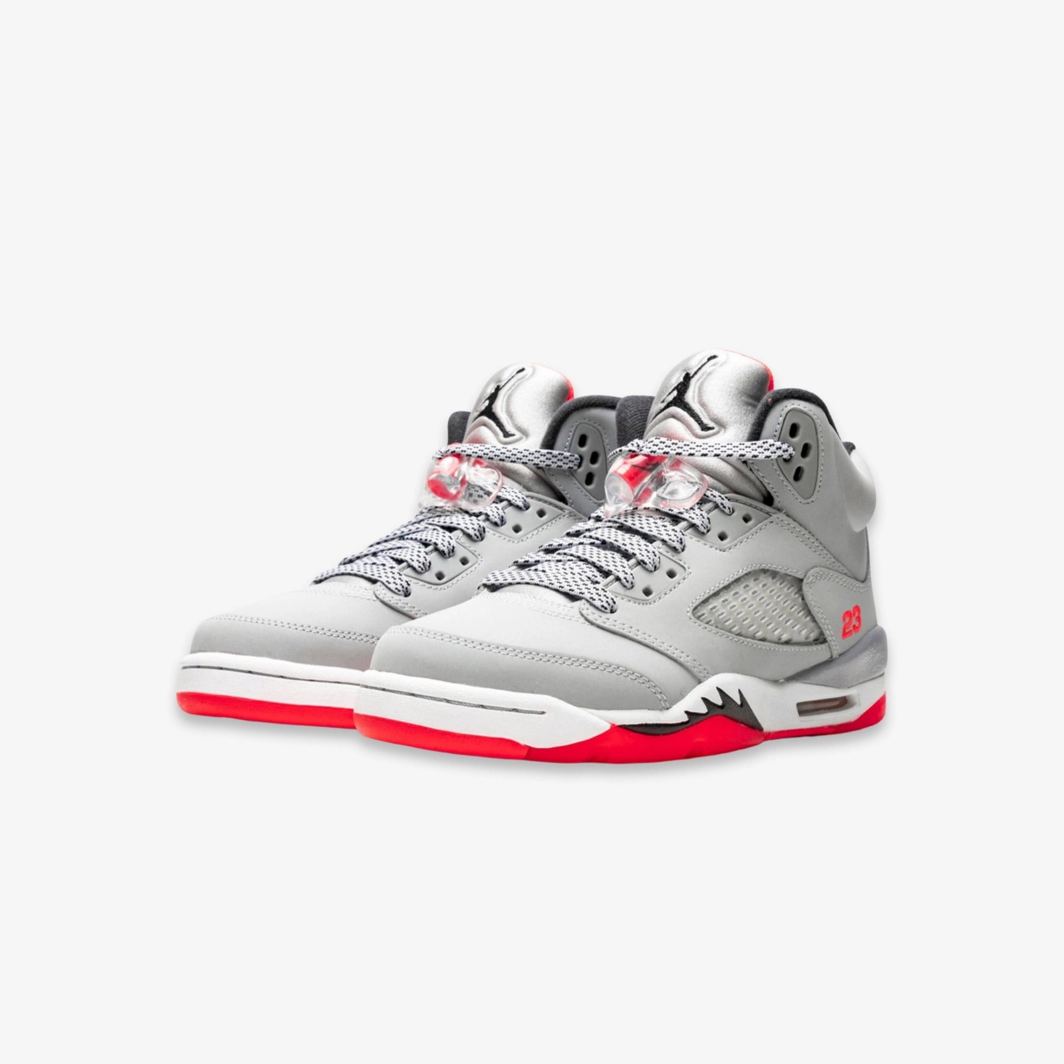 (GS) Air Jordan 5 Retro 'Hot Lava' (2015) 440892-018 Air Jordan 5 Mesh Panel Basketball Shoes