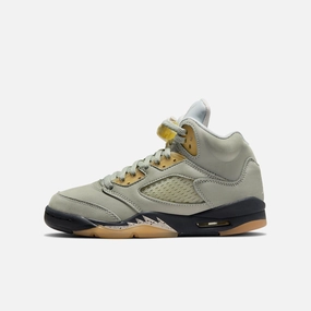(GS) Air Jordan 5 Retro 'Jade Horizon' (2022) 440888-300 Air Jordan 5 shoes with mesh panel details