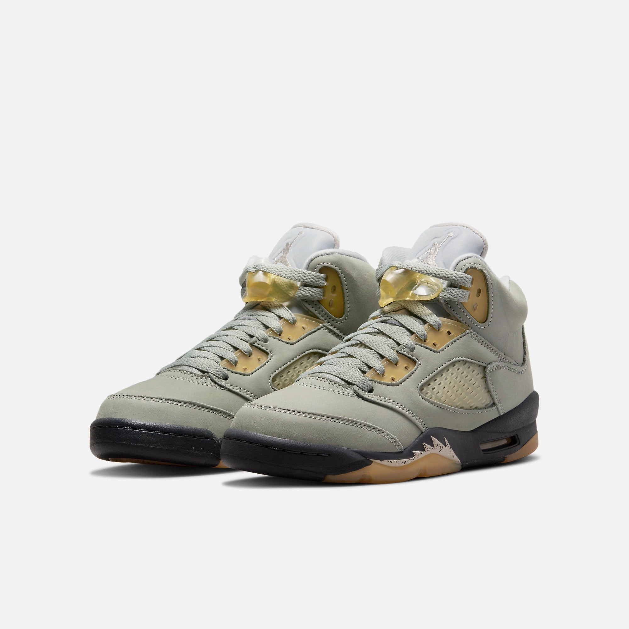 (GS) Air Jordan 5 Retro 'Jade Horizon' (2022) 440888-300 Air Jordan 5 Mesh Panel Basketball Shoes