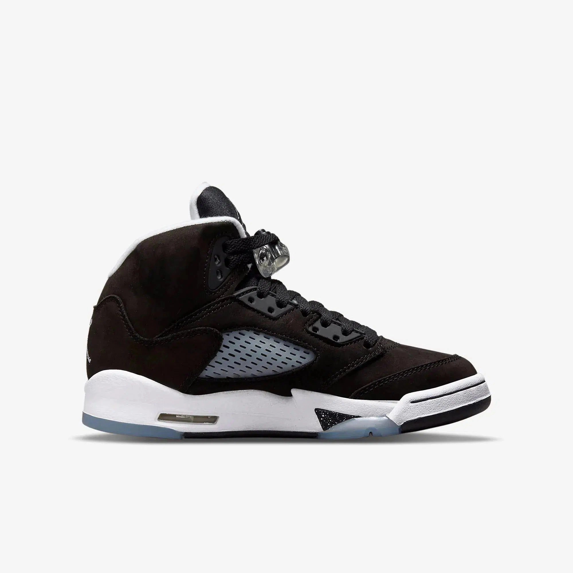 (GS) Air Jordan 5 Retro 'Moonlight / Oreo' (2021) 440888-011 Air Jordan 5 Mesh Panel Basketball Shoes