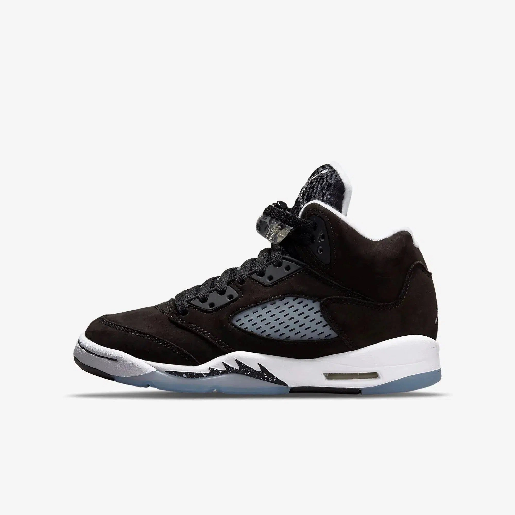 (GS) Air Jordan 5 Retro 'Moonlight / Oreo' (2021) 440888-011 Air Jordan 5 shoes with mesh panel details