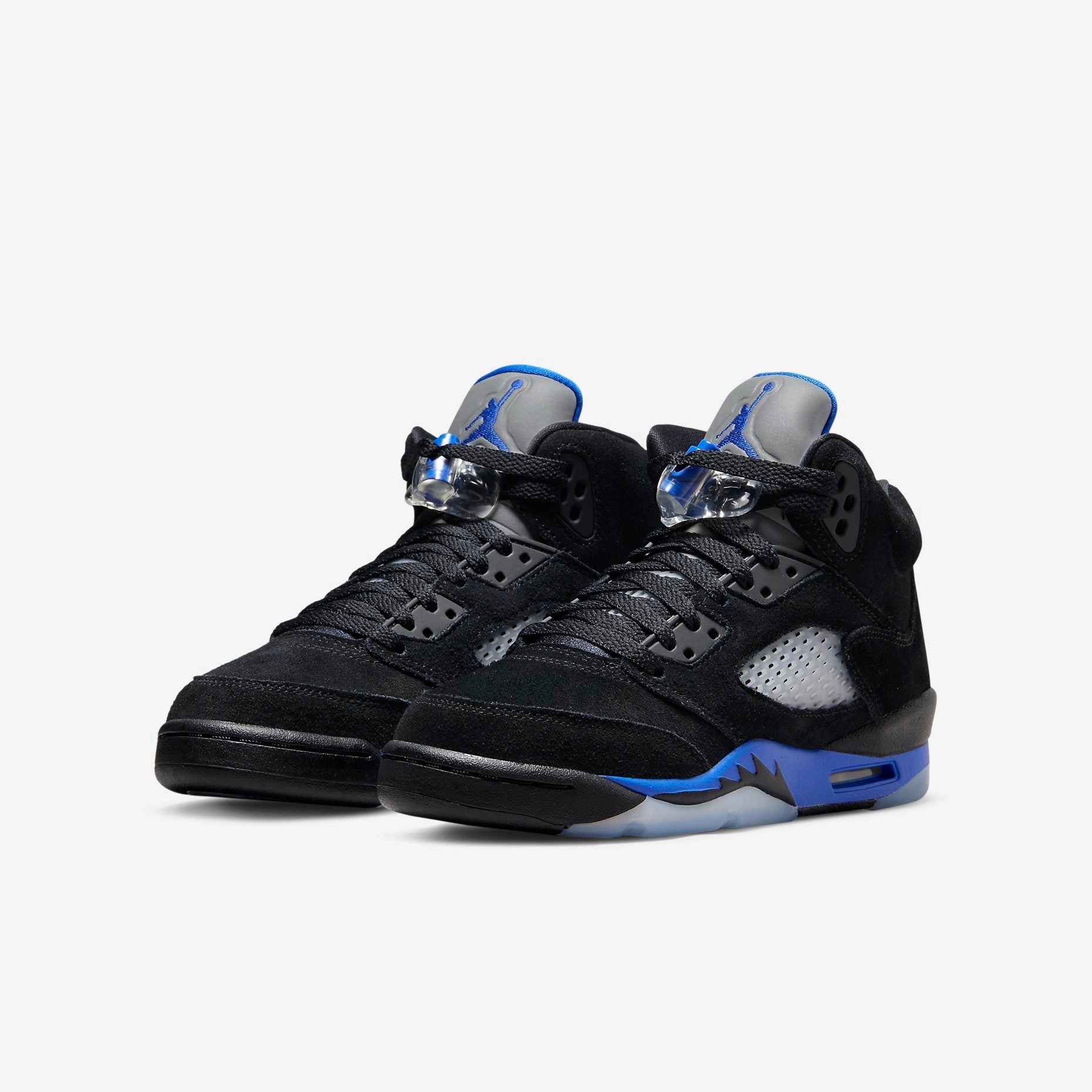 (GS) Air Jordan 5 Retro 'Racer Blue' (2022) 440888-004 Air Jordan 5 Mesh Panel Basketball Shoes