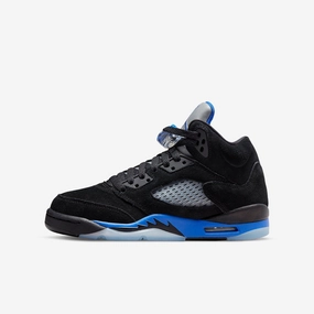 (GS) Air Jordan 5 Retro 'Racer Blue' (2022) 440888-004 Air Jordan 5 shoes with mesh panel details
