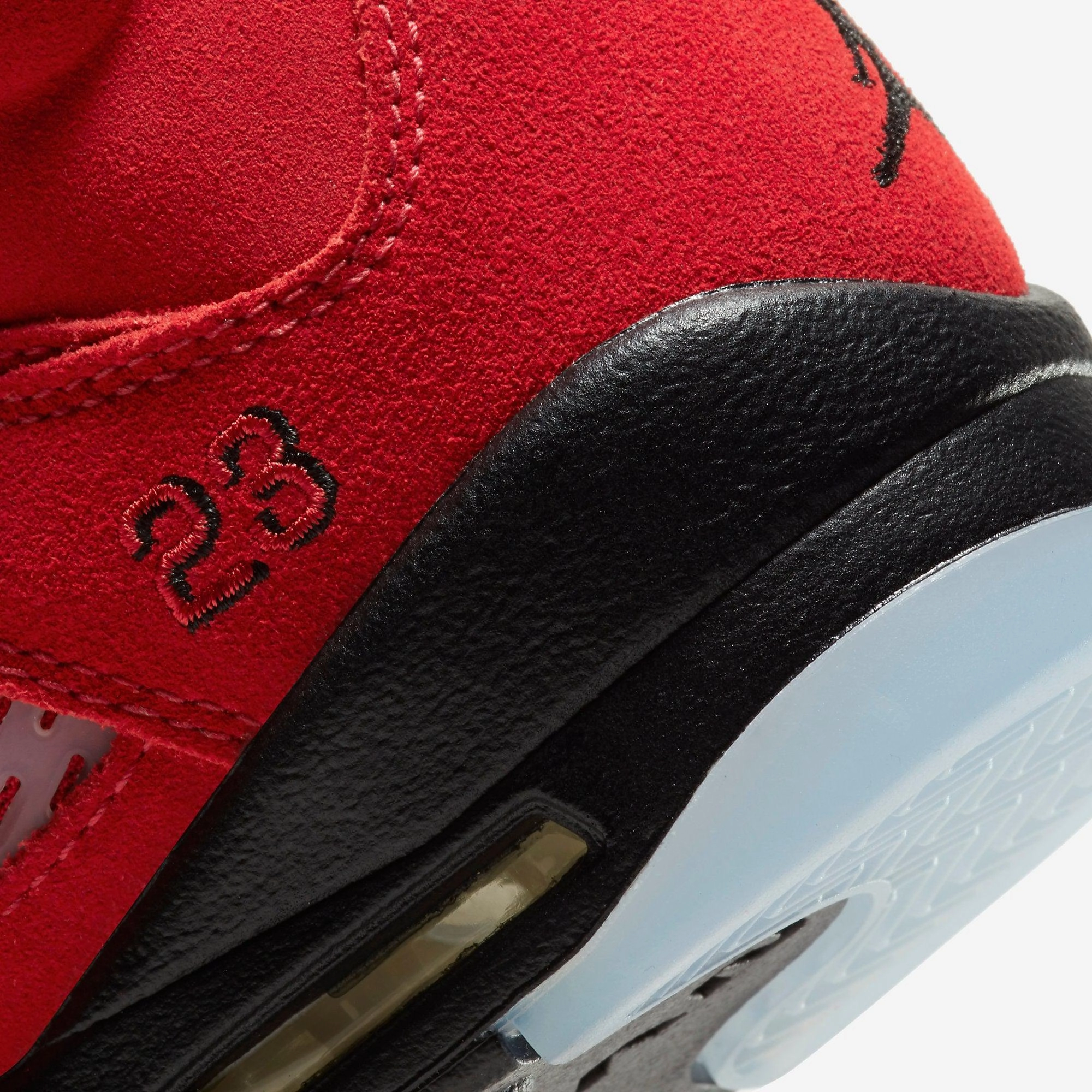 (GS) Air Jordan 5 Retro 'Raging Bull / Toro Bravo' (2021) 440888-600 Air Jordan 5 Mesh Panel Basketball Shoes