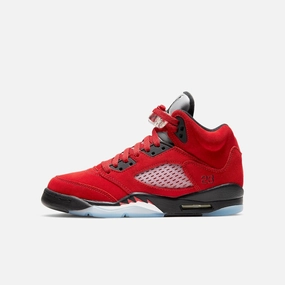 (GS) Air Jordan 5 Retro 'Raging Bull / Toro Bravo' (2021) 440888-600 Air Jordan 5 shoes with mesh panel details