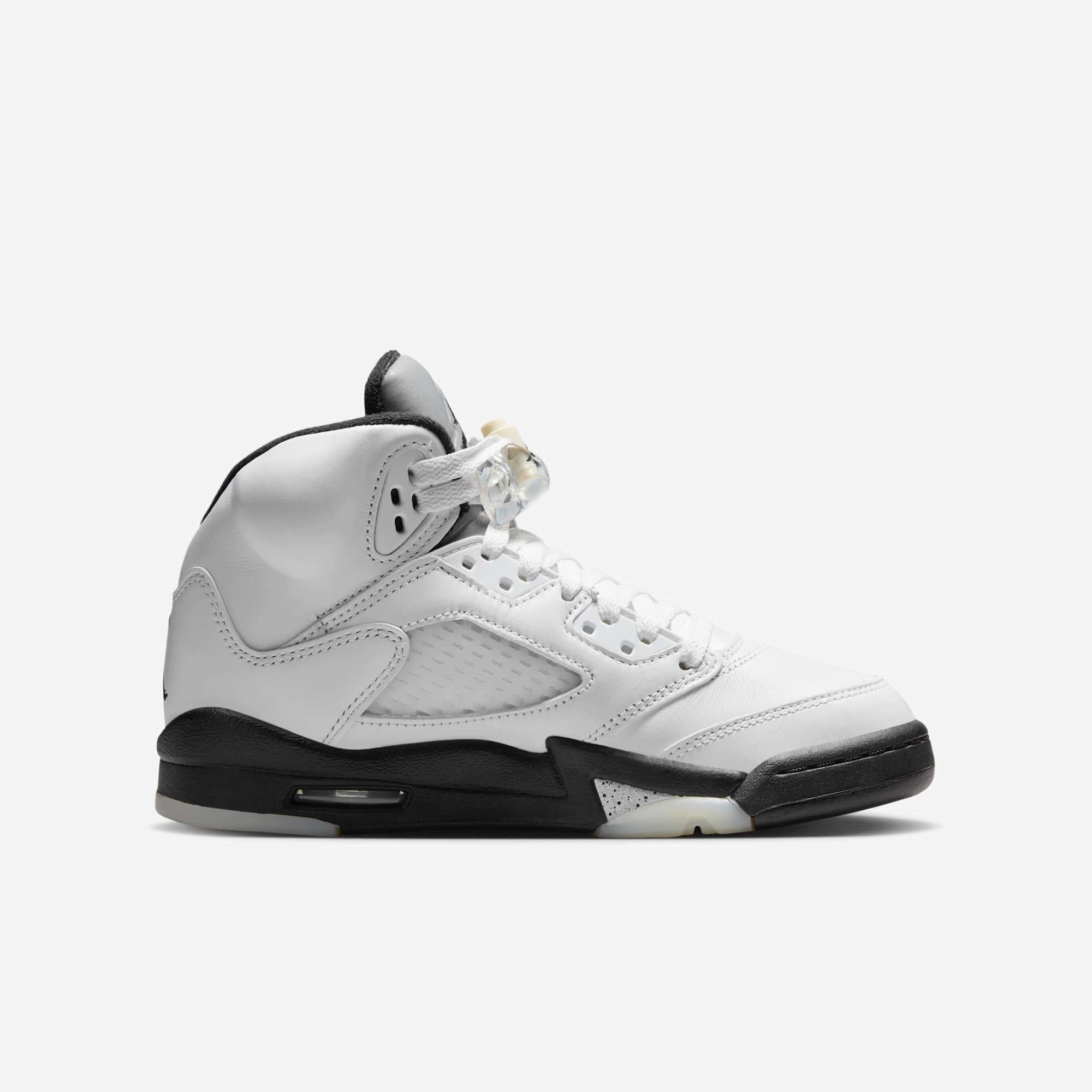 (GS) Air Jordan 5 Retro 'Reverse Metallic / Oreo 2.0' (2024) 440888-110 Air Jordan 5 Mesh Panel Basketball Shoes