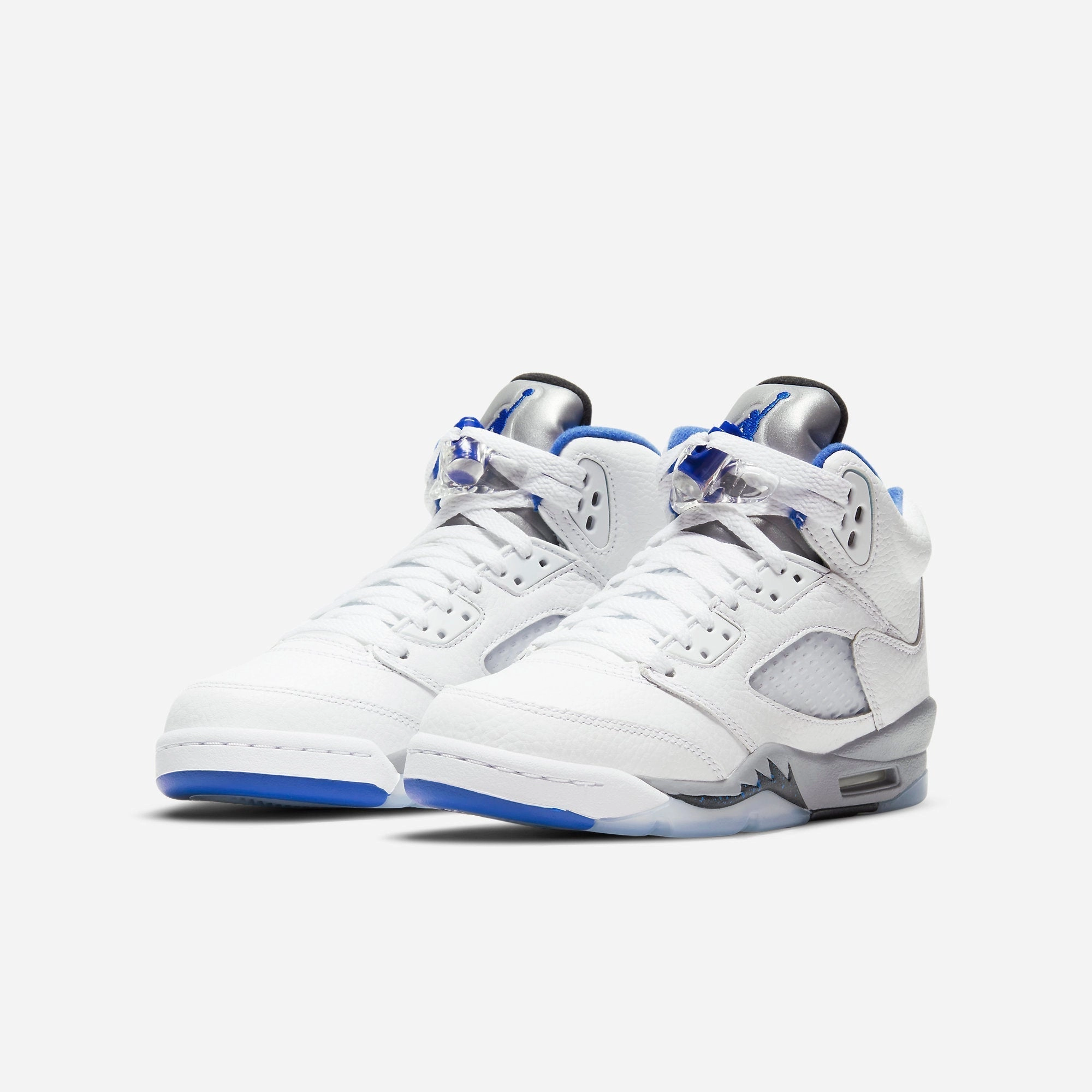 (GS) Air Jordan 5 Retro 'Stealth' (2021) 440888-140 Air Jordan 5 Mesh Panel Basketball Shoes