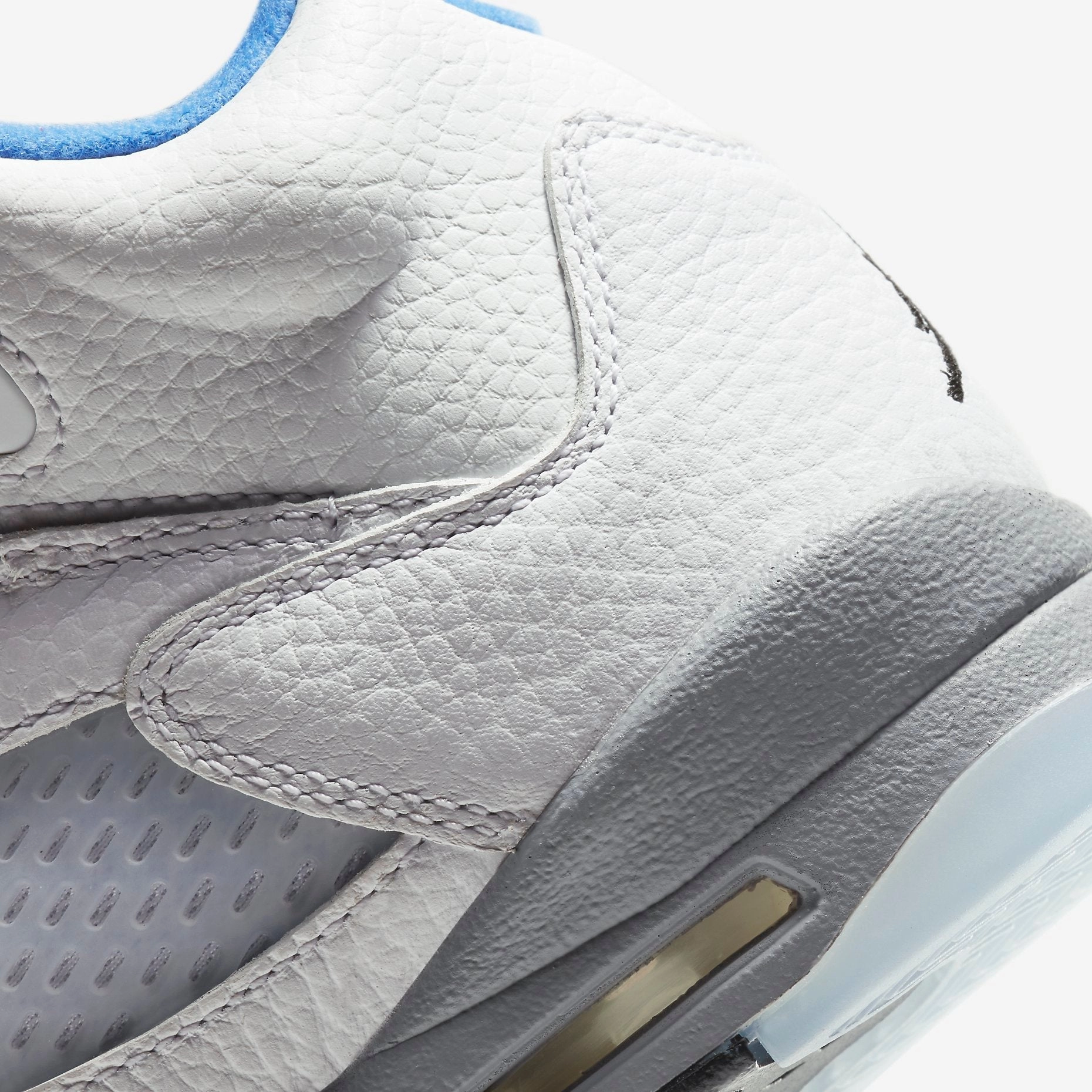 (GS) Air Jordan 5 Retro 'Stealth' (2021) 440888-140 Air Jordan 5 Mesh Panel Basketball Shoes
