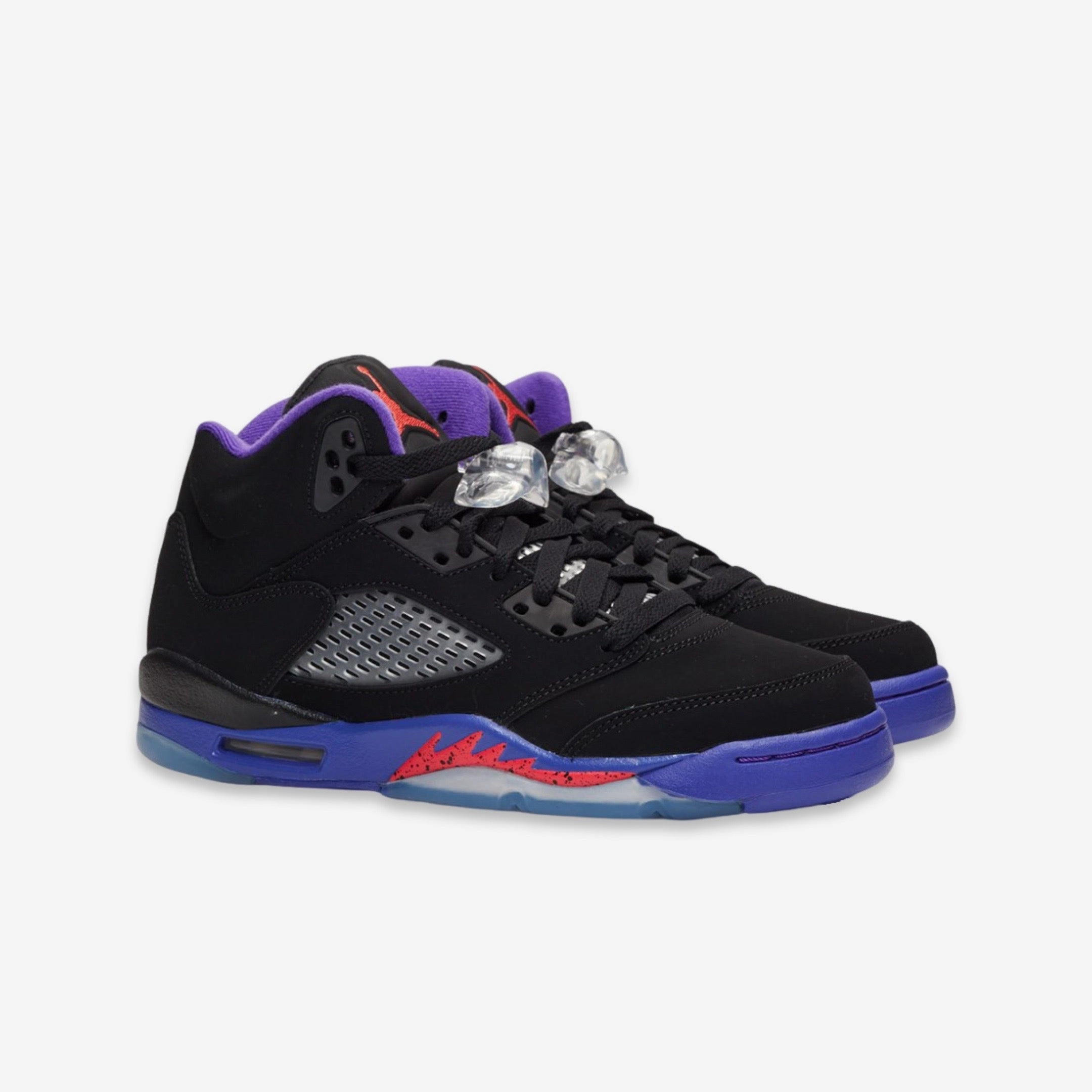 (GS) Air Jordan 5 Retro 'Toronto Raptors / Fierce Purple' (2016) 440892-017 Air Jordan 5 Mesh Panel Basketball Shoes