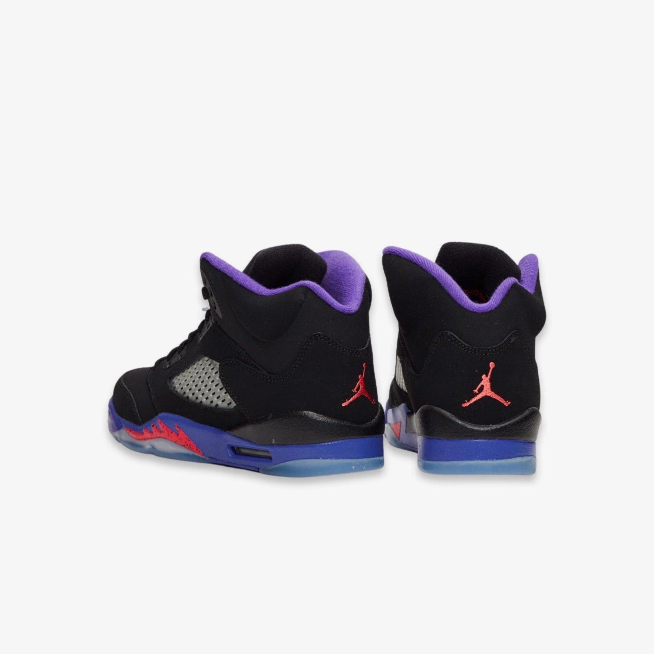 (GS) Air Jordan 5 Retro 'Toronto Raptors / Fierce Purple' (2016) 440892-017 Air Jordan 5 Mesh Panel Basketball Shoes