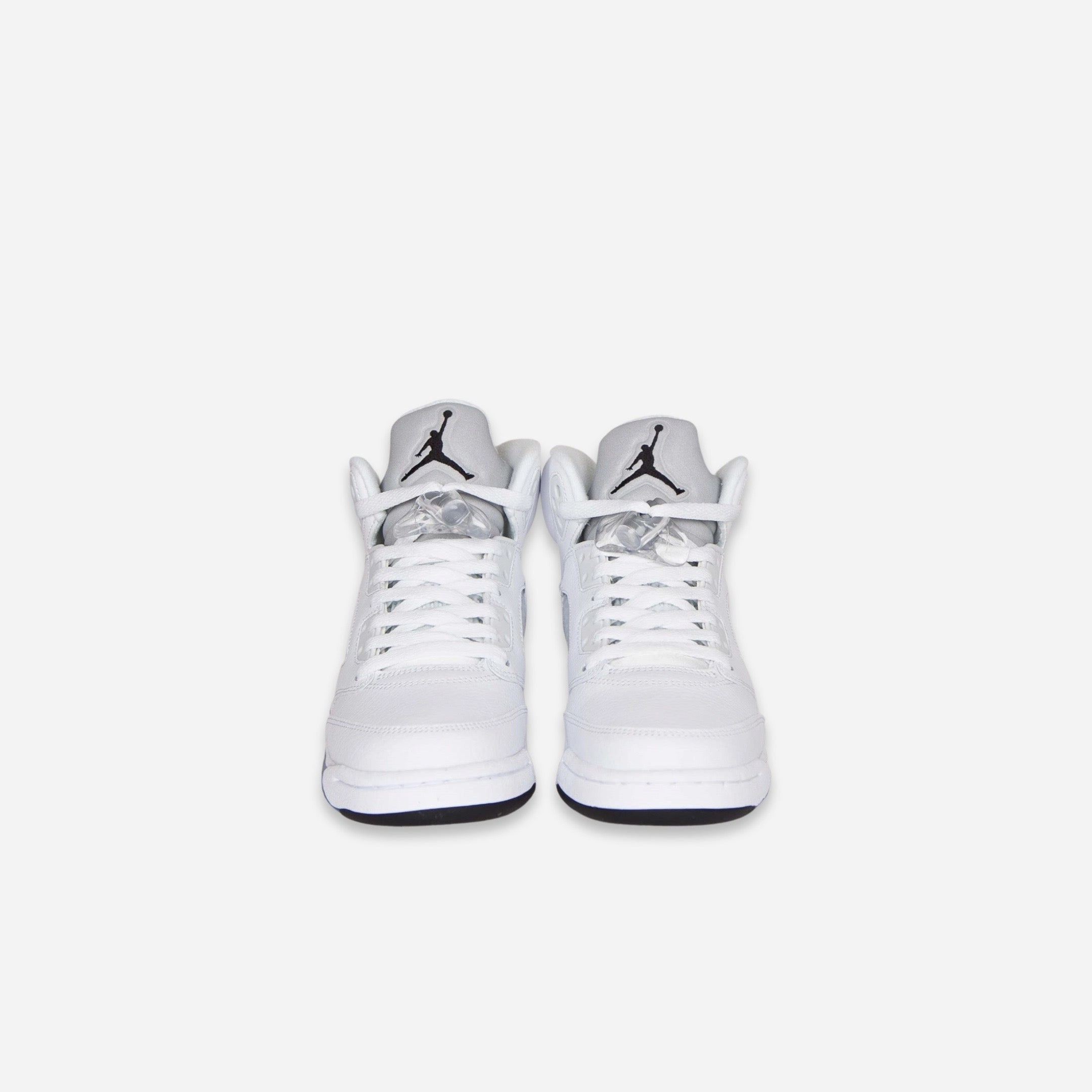 (GS) Air Jordan 5 Retro 'White Metallic' (2015) 440888-130 Air Jordan 5 Mesh Panel Basketball Shoes