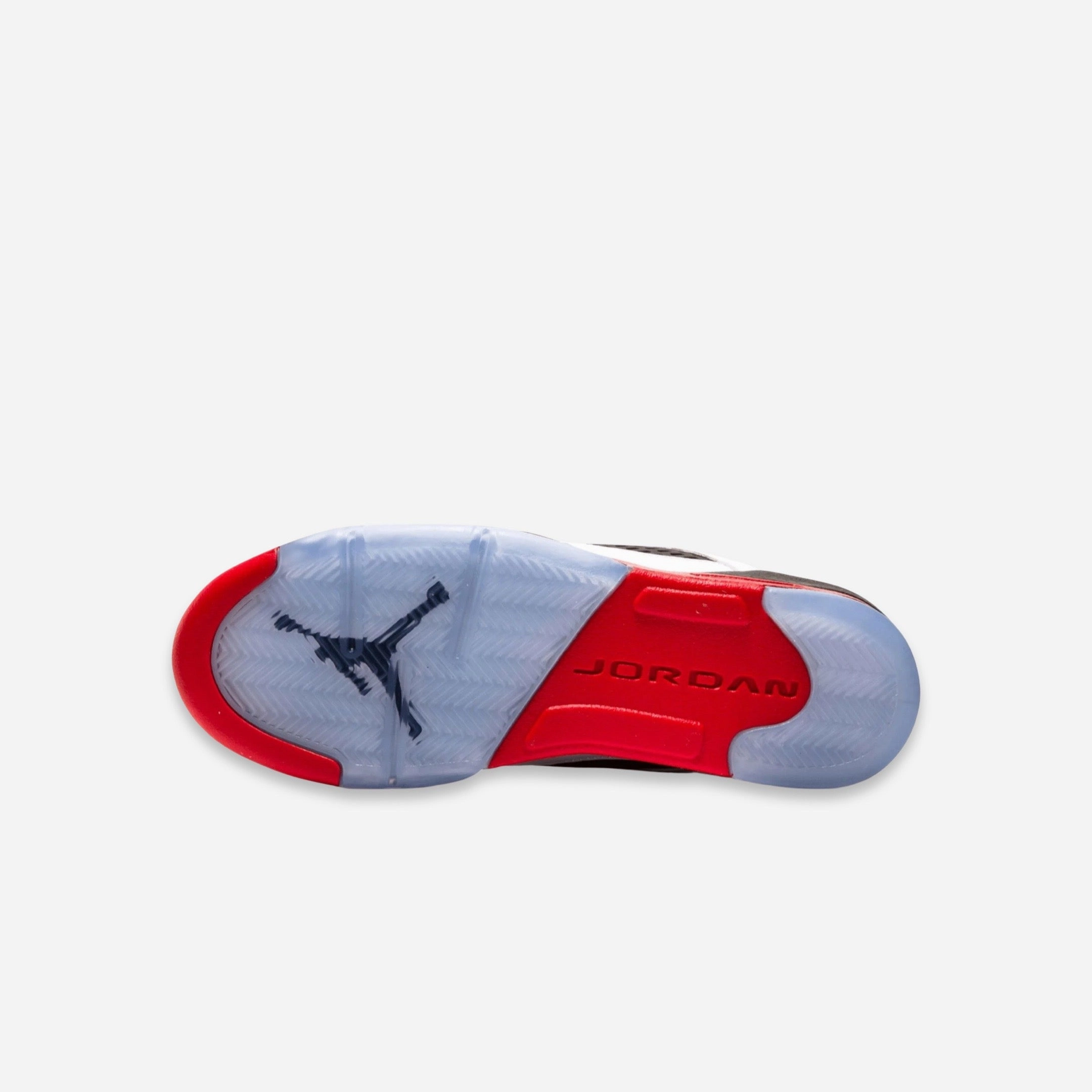 (GS) Air Jordan 5 Retro Low 'Fire Red' (2016) 314338-101 Air Jordan 5 Mesh Panel Basketball Shoes