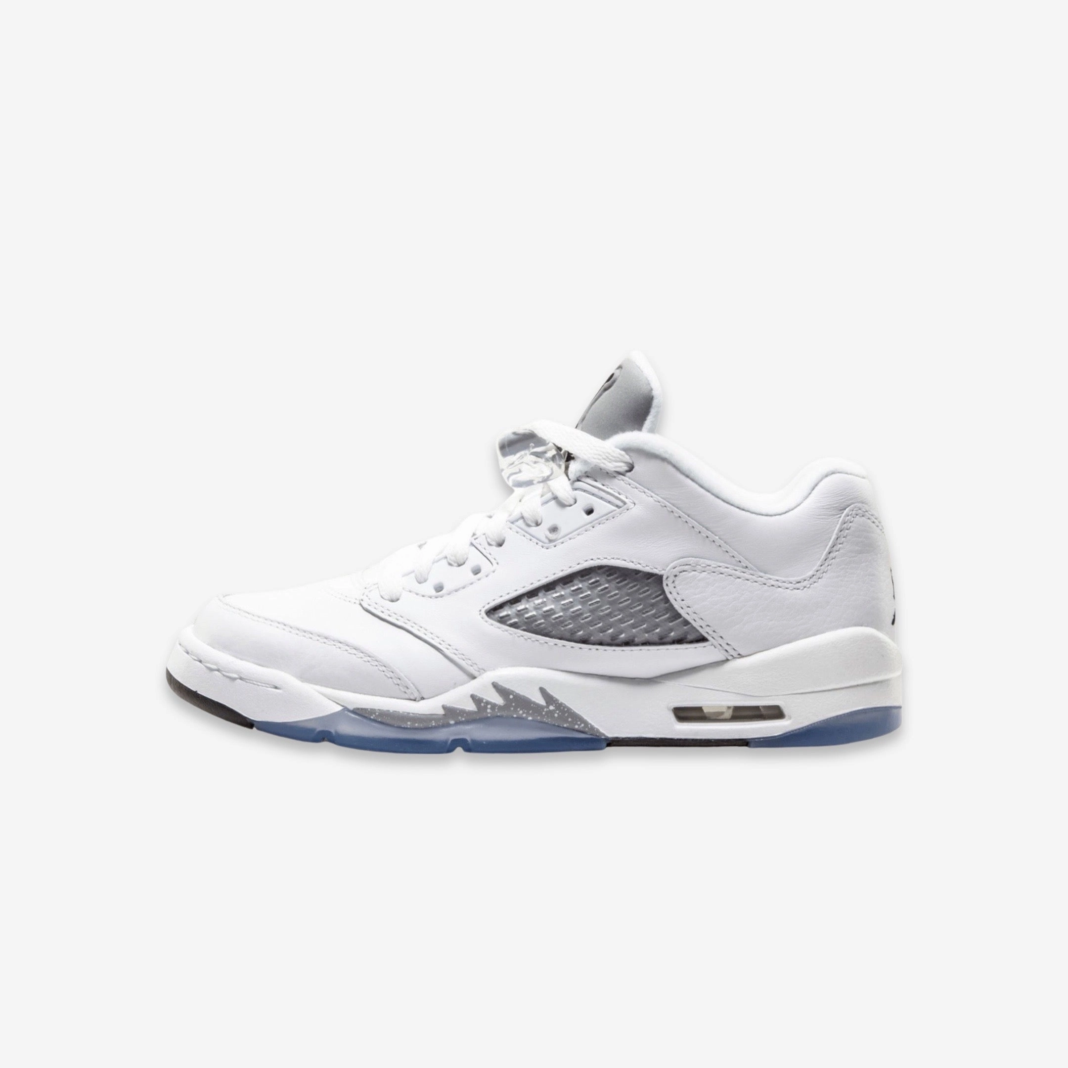 (GS) Air Jordan 5 Retro Low 'Wolf Grey' (2016) 819172-122 Air Jordan 5 shoes with mesh panel details
