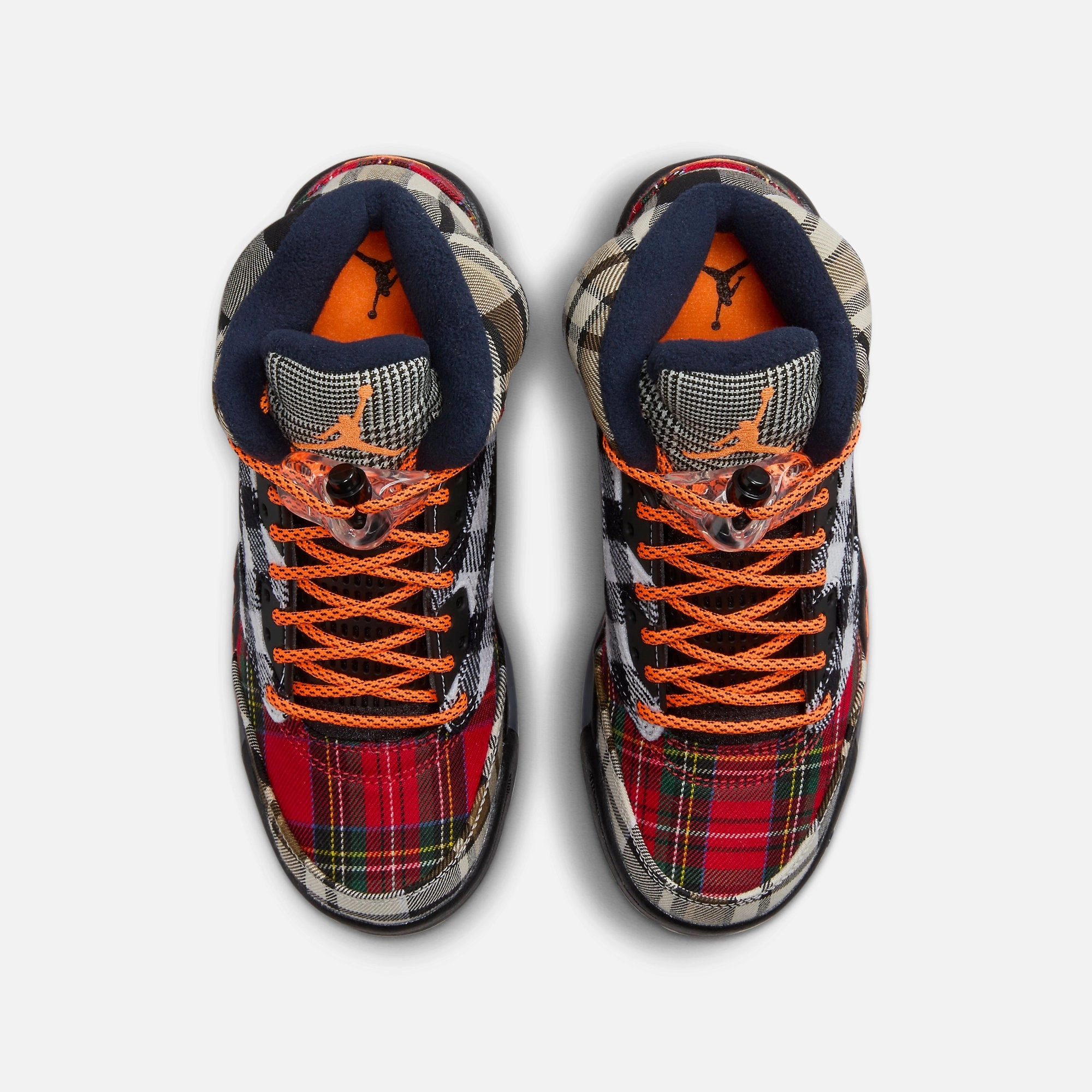 (GS) Air Jordan 5 Retro PLD 'Plaid' (2023) FD4814-008 Air Jordan 5 Mesh Panel Basketball Shoes