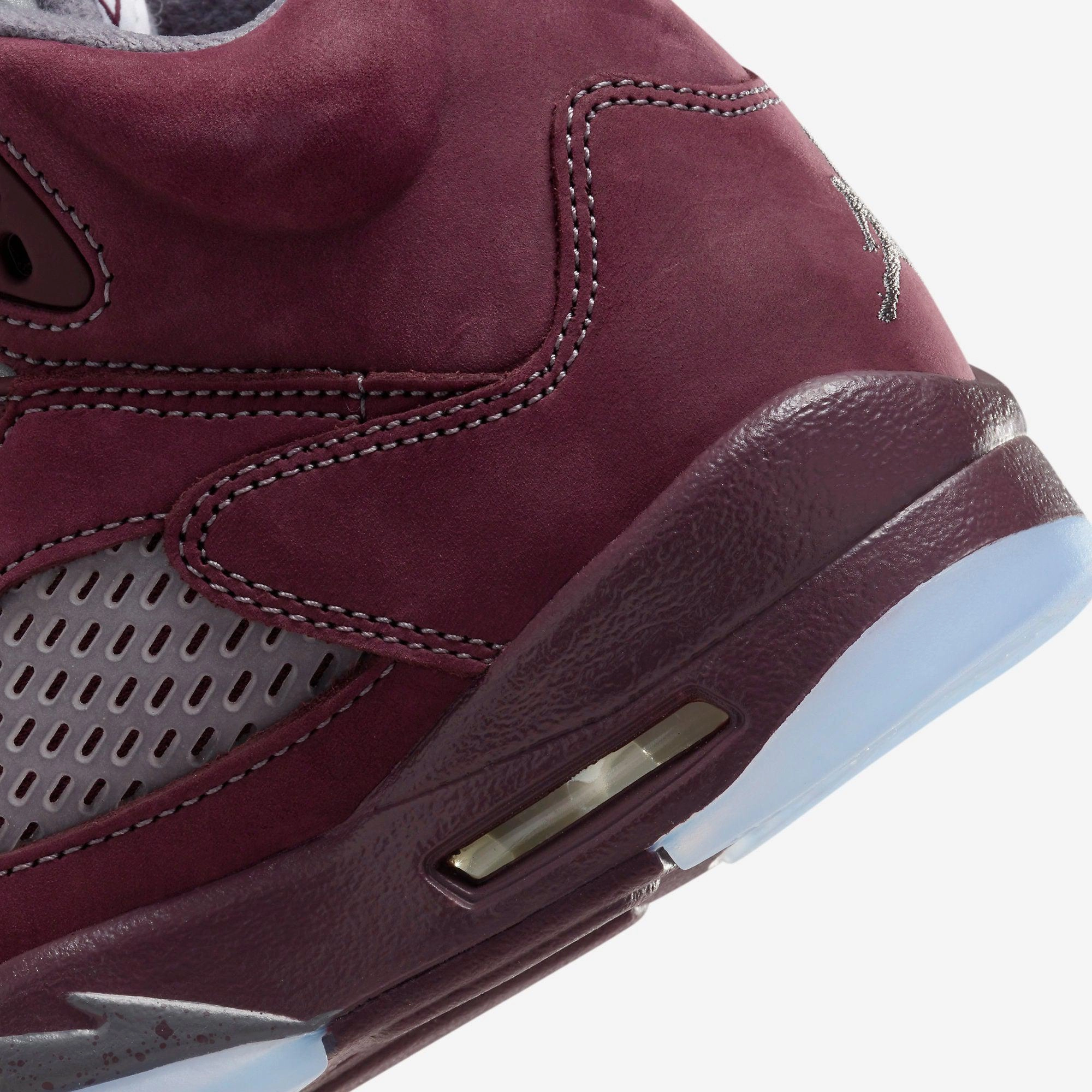 (GS) Air Jordan 5 Retro SE 'Burgundy' (2023) FN4233-600 Air Jordan 5 Mesh Panel Basketball Shoes