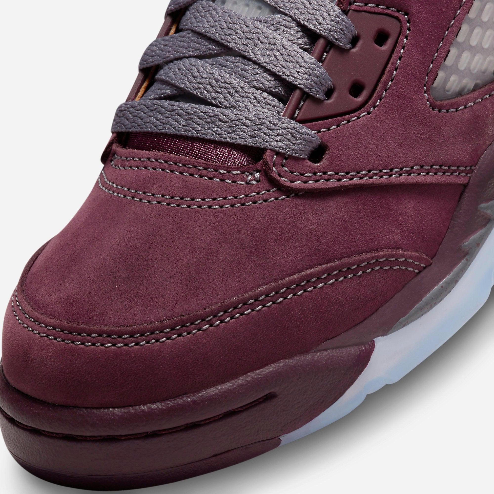 (GS) Air Jordan 5 Retro SE 'Burgundy' (2023) FN4233-600 Air Jordan 5 Mesh Panel Basketball Shoes