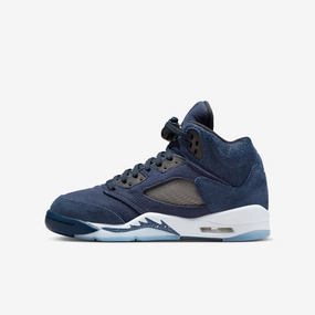(GS) Air Jordan 5 Retro SE 'Georgetown Hoyas' (2023) FN5452-400 Air Jordan 5 shoes with mesh panel details
