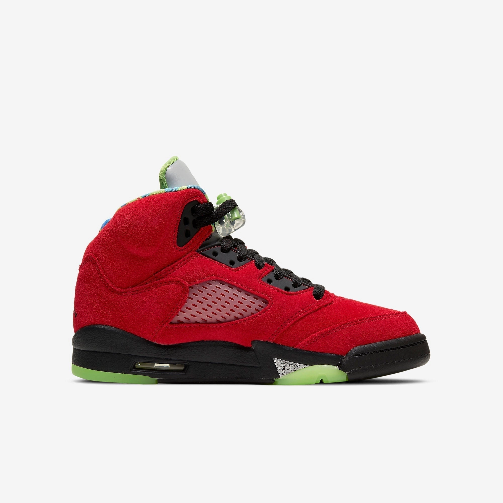 (GS) Air Jordan 5 Retro SE 'What The' (2020) CZ6415-700 Air Jordan 5 Mesh Panel Basketball Shoes