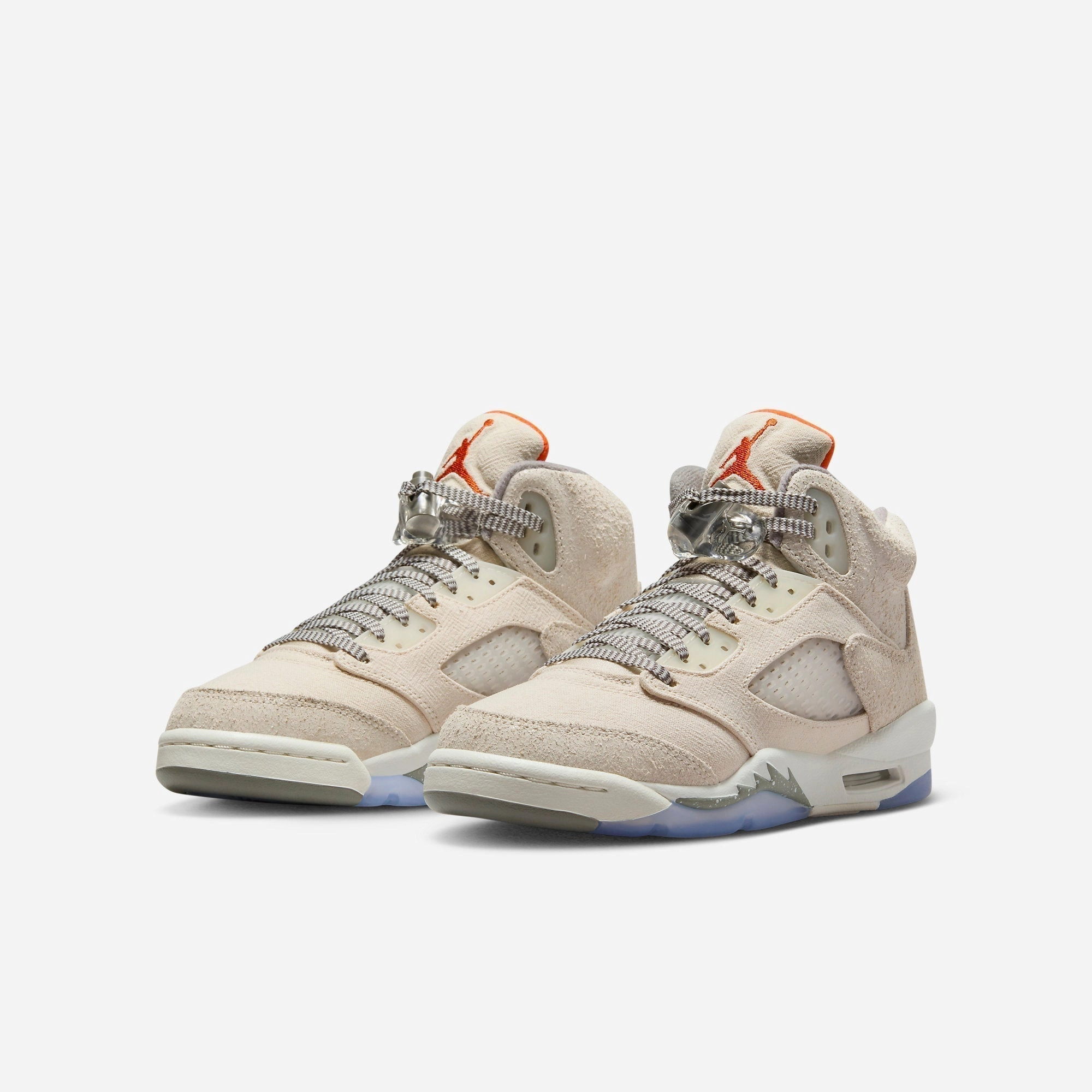 (GS) Air Jordan 5 Retro SE Craft 'Light Orewood Brown' (2022) FD9220-180 Air Jordan 5 Mesh Panel Basketball Shoes