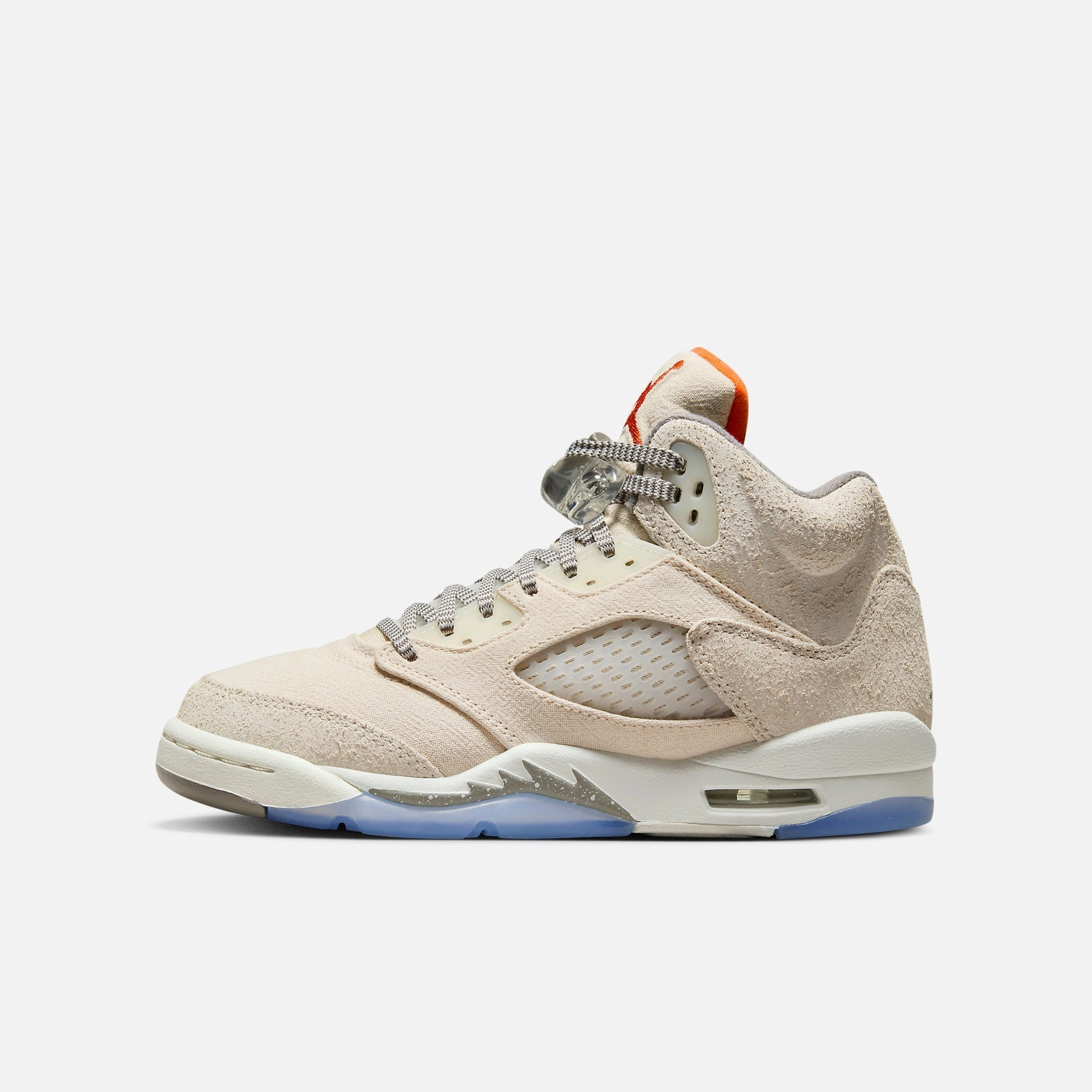 (GS) Air Jordan 5 Retro SE Craft 'Light Orewood Brown' (2022) FD9220-180 Air Jordan 5 shoes with mesh panel details
