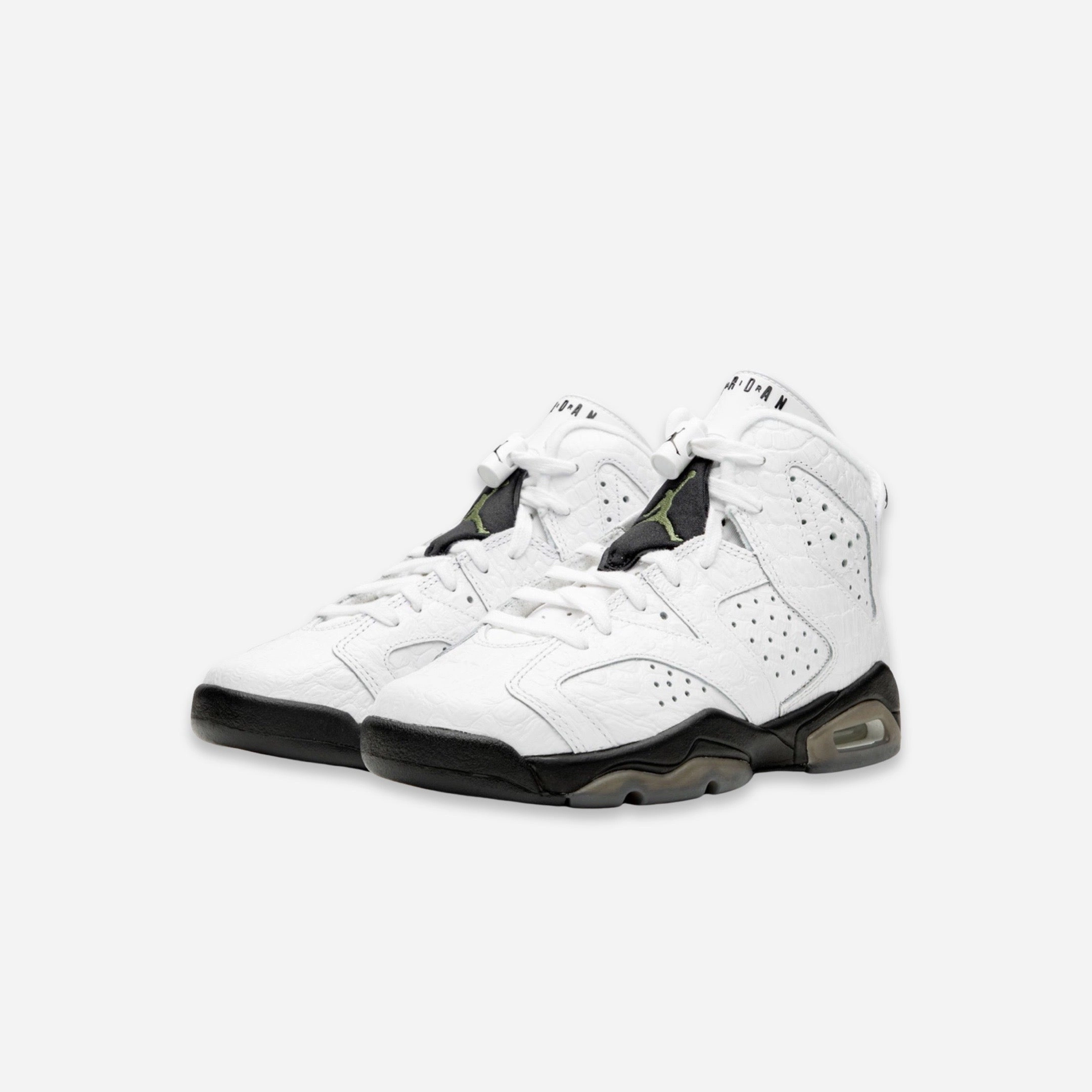(GS) Air Jordan 6 Retro 'Alligator' (2019) 384665-110 Air Jordan 6 Classic High-Top Sneakers