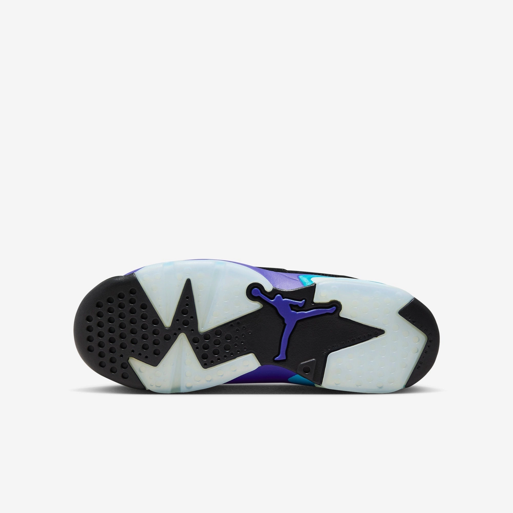 (GS) Air Jordan 6 Retro 'Black / Aqua' (2023) 384665-004 Air Jordan 6 Classic High-Top Sneakers