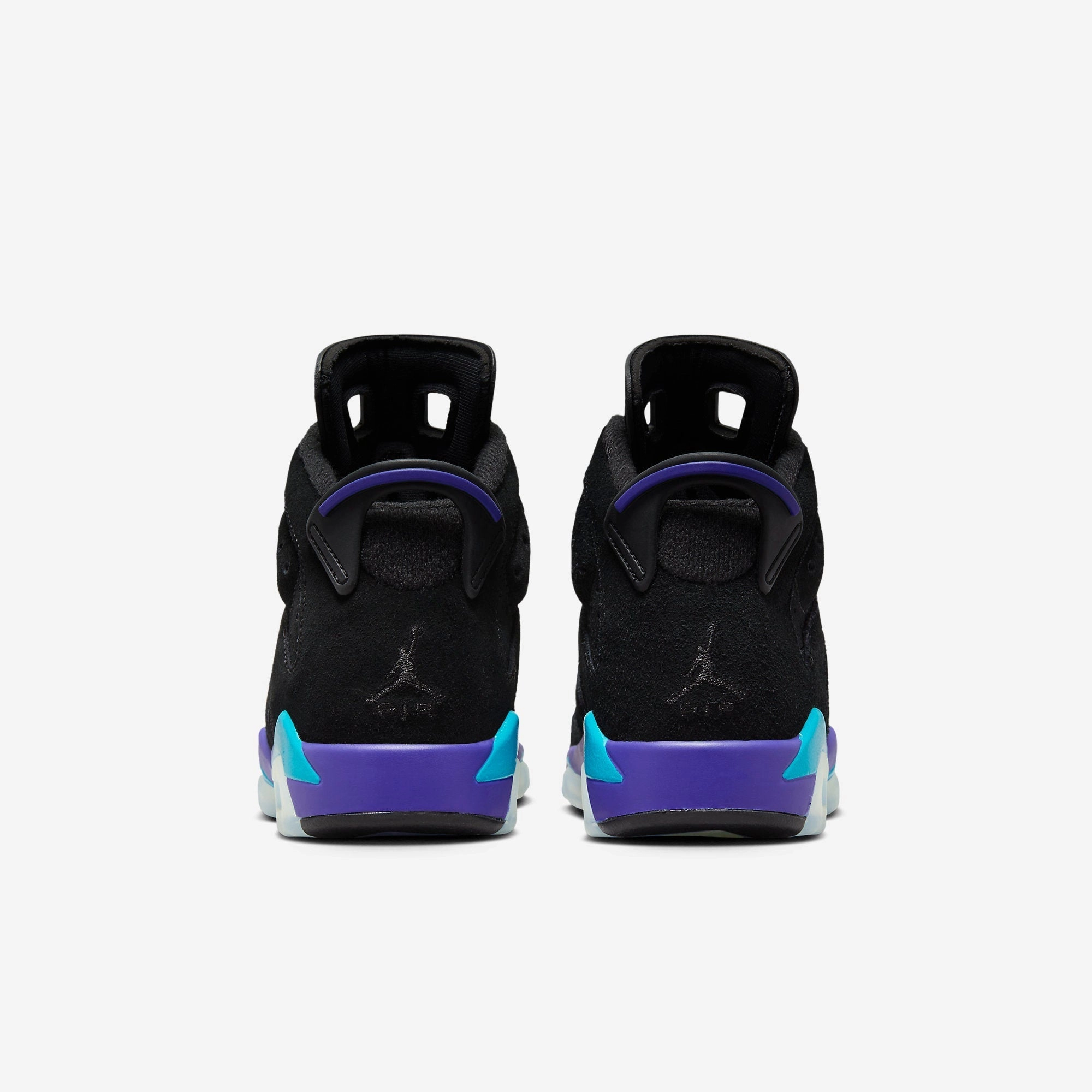 (GS) Air Jordan 6 Retro 'Black / Aqua' (2023) 384665-004 Air Jordan 6 Classic High-Top Sneakers