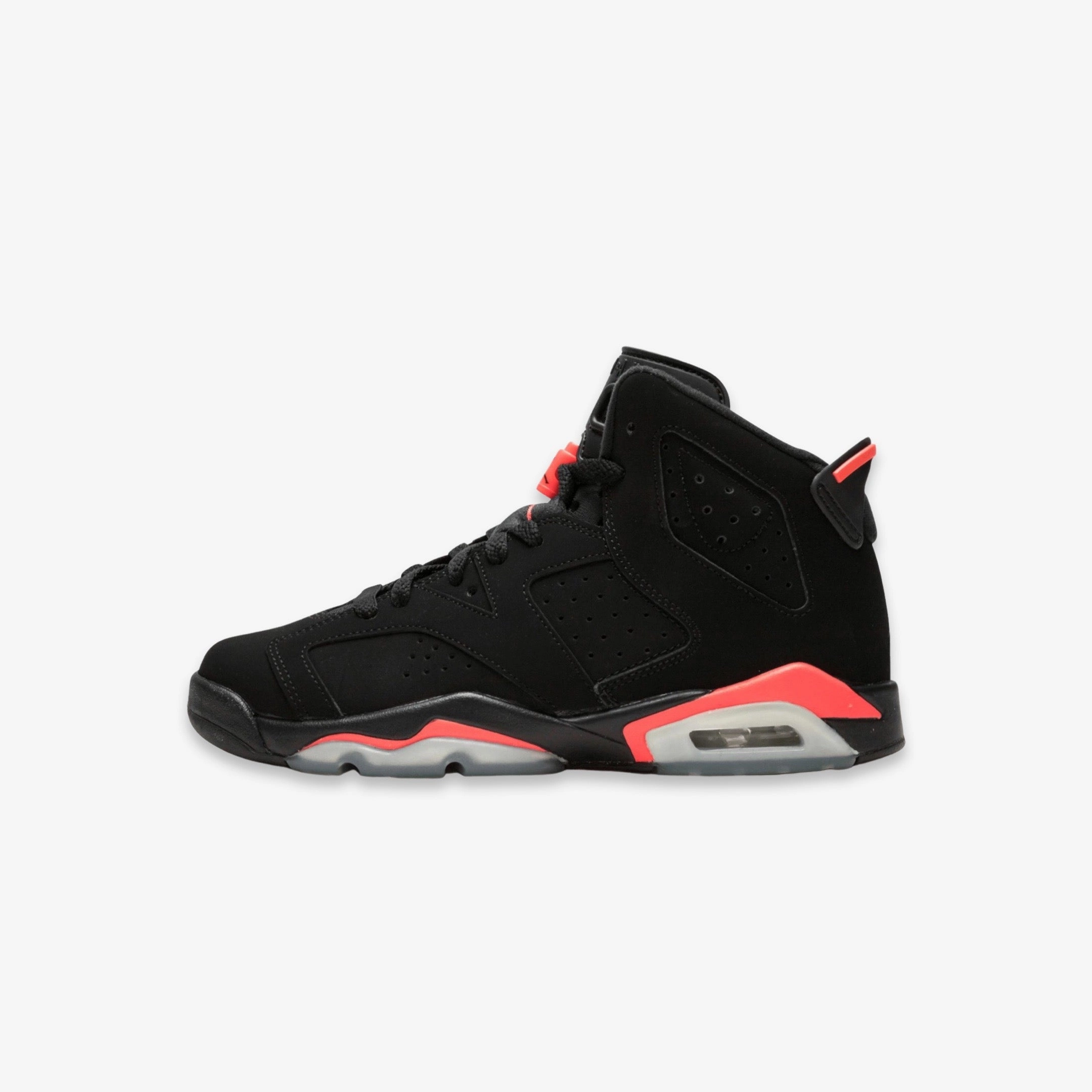 (GS) Air Jordan 6 Retro 'Black / Infrared' (2014) 384665-023 Air Jordan 6 high-top shoes for hoop fans