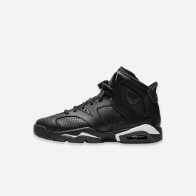 (GS) Air Jordan 6 Retro 'Black Cat' (2016) 384665-020 Air Jordan 6 high-top shoes for hoop fans