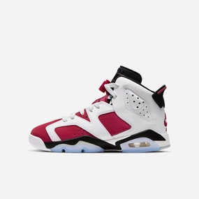 (GS) Air Jordan 6 Retro 'Carmine' (2021) 384665-106 Air Jordan 6 high-top shoes for hoop fans