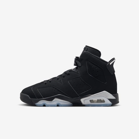 (GS) Air Jordan 6 Retro 'Chrome / Metallic Silver' (2022) DX2835-001 Air Jordan 6 high-top shoes for hoop fans