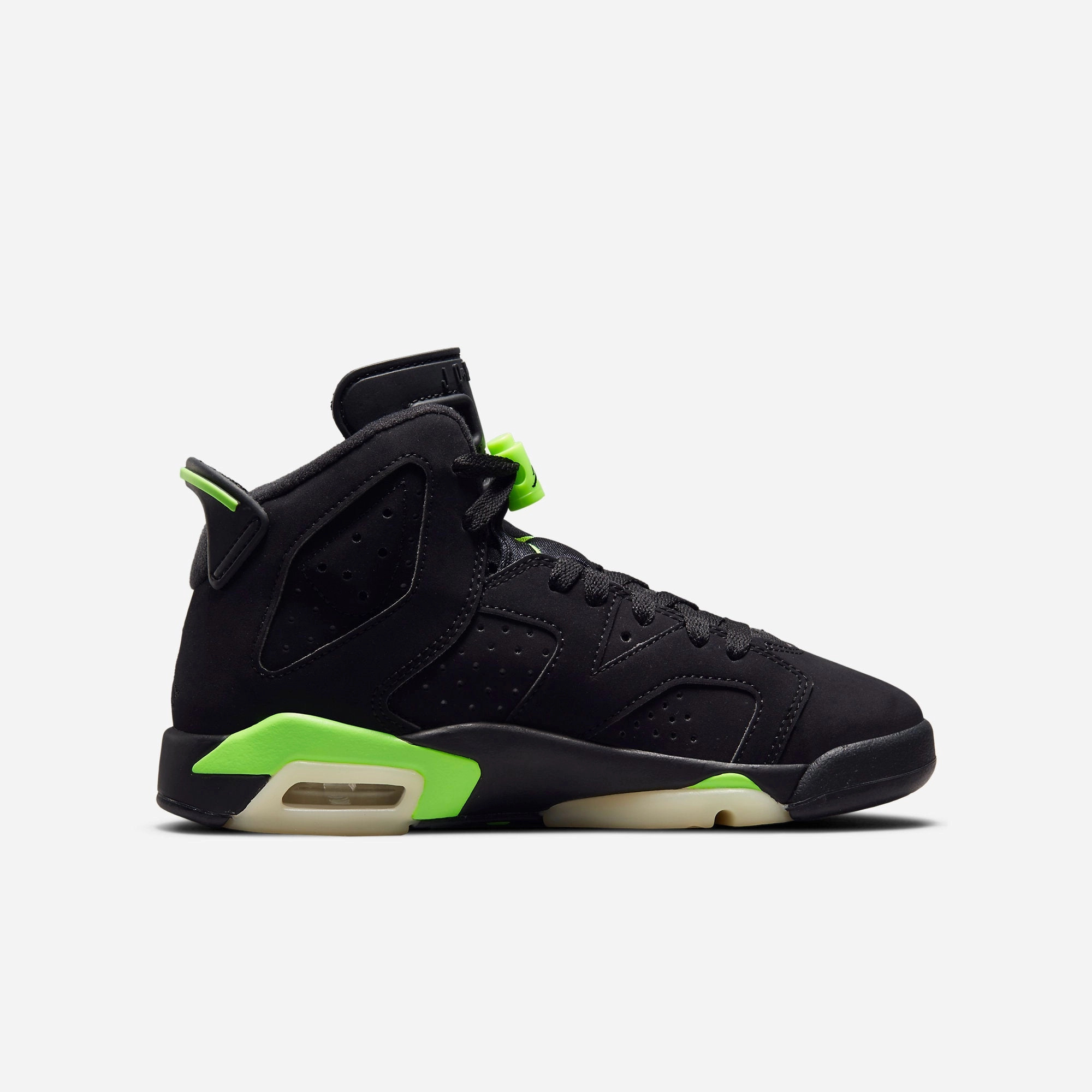(GS) Air Jordan 6 Retro 'Electric Green' (2021) 384665-003 Air Jordan 6 Classic High-Top Sneakers