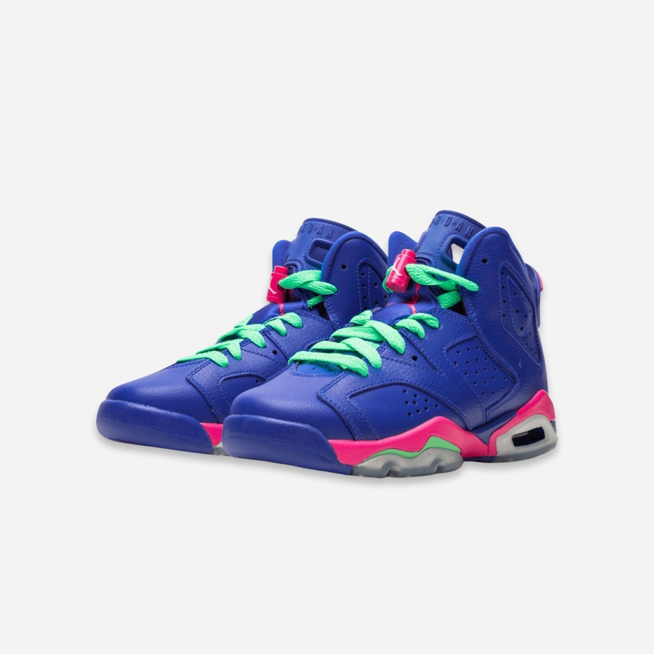 (GS) Air Jordan 6 Retro 'Game Royal' (2014) 543390-439 Air Jordan 6 Classic High-Top Sneakers