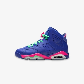 (GS) Air Jordan 6 Retro 'Game Royal' (2014) 543390-439 Air Jordan 6 high-top shoes for hoop fans