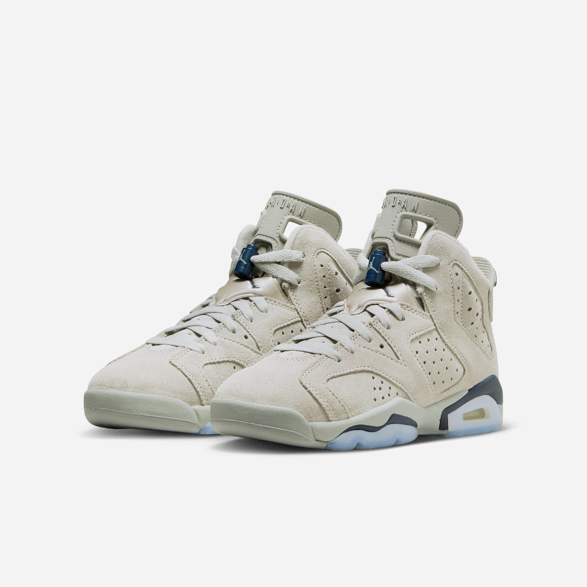 (GS) Air Jordan 6 Retro 'Georgetown Hoyas' (2022) 384665-012 Air Jordan 6 Classic High-Top Sneakers