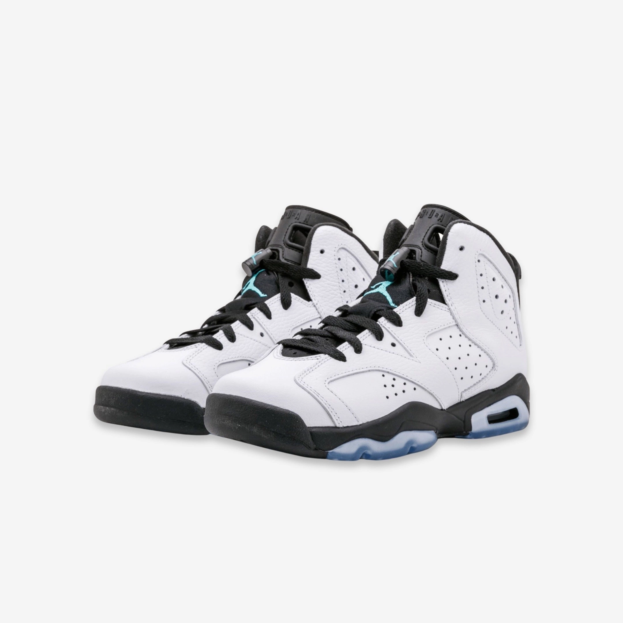 (GS) Air Jordan 6 Retro 'Hyper Jade' (2017) 384665-122 Air Jordan 6 Classic High-Top Sneakers