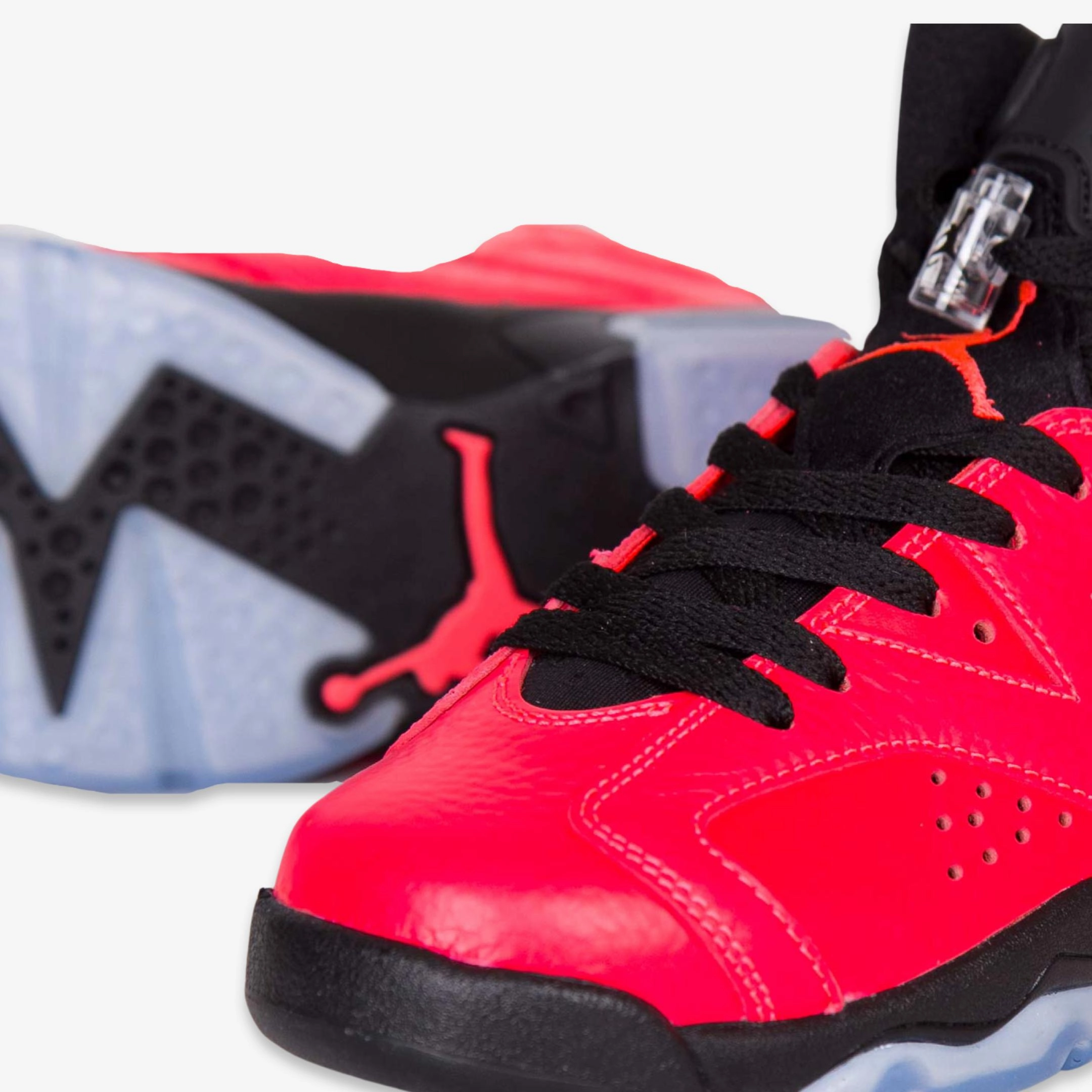(GS) Air Jordan 6 Retro 'Infrared 23' (2014) 384665-623 Air Jordan 6 Classic High-Top Sneakers