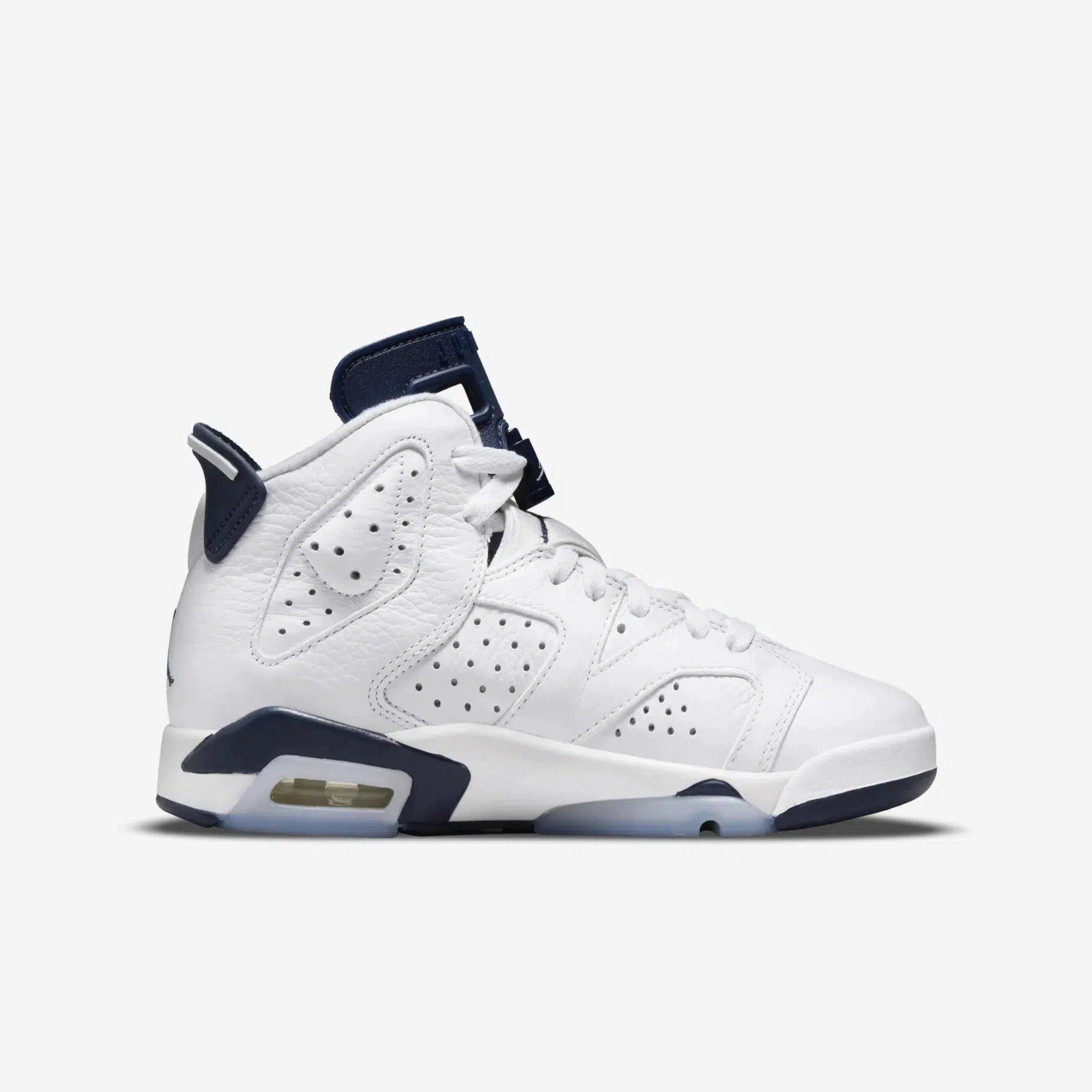 (GS) Air Jordan 6 Retro 'Midnight Navy' (2022) 384665-141 Air Jordan 6 Classic High-Top Sneakers