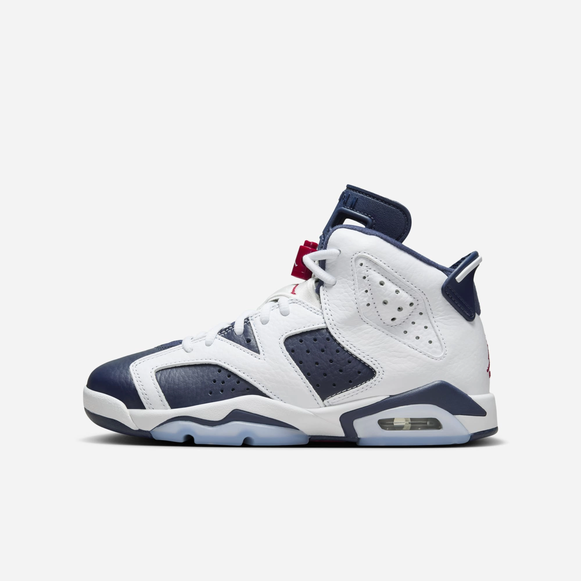 (GS) Air Jordan 6 Retro 'Olympic' (2024) 384665-164 Air Jordan 6 high-top shoes for hoop fans