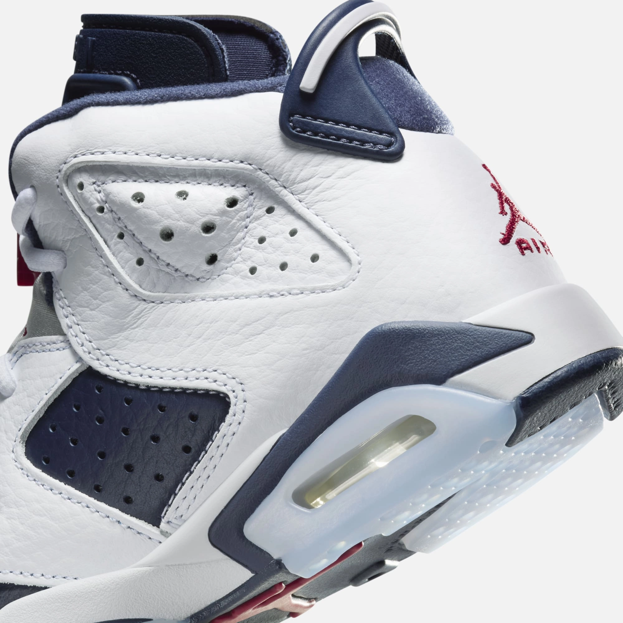 (GS) Air Jordan 6 Retro 'Olympic' (2024) 384665-164 Air Jordan 6 Classic High-Top Sneakers