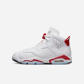 (GS) Air Jordan 6 Retro 'Red Oreo' (2022) 384665-162 Air Jordan 6 high-top shoes for hoop fans