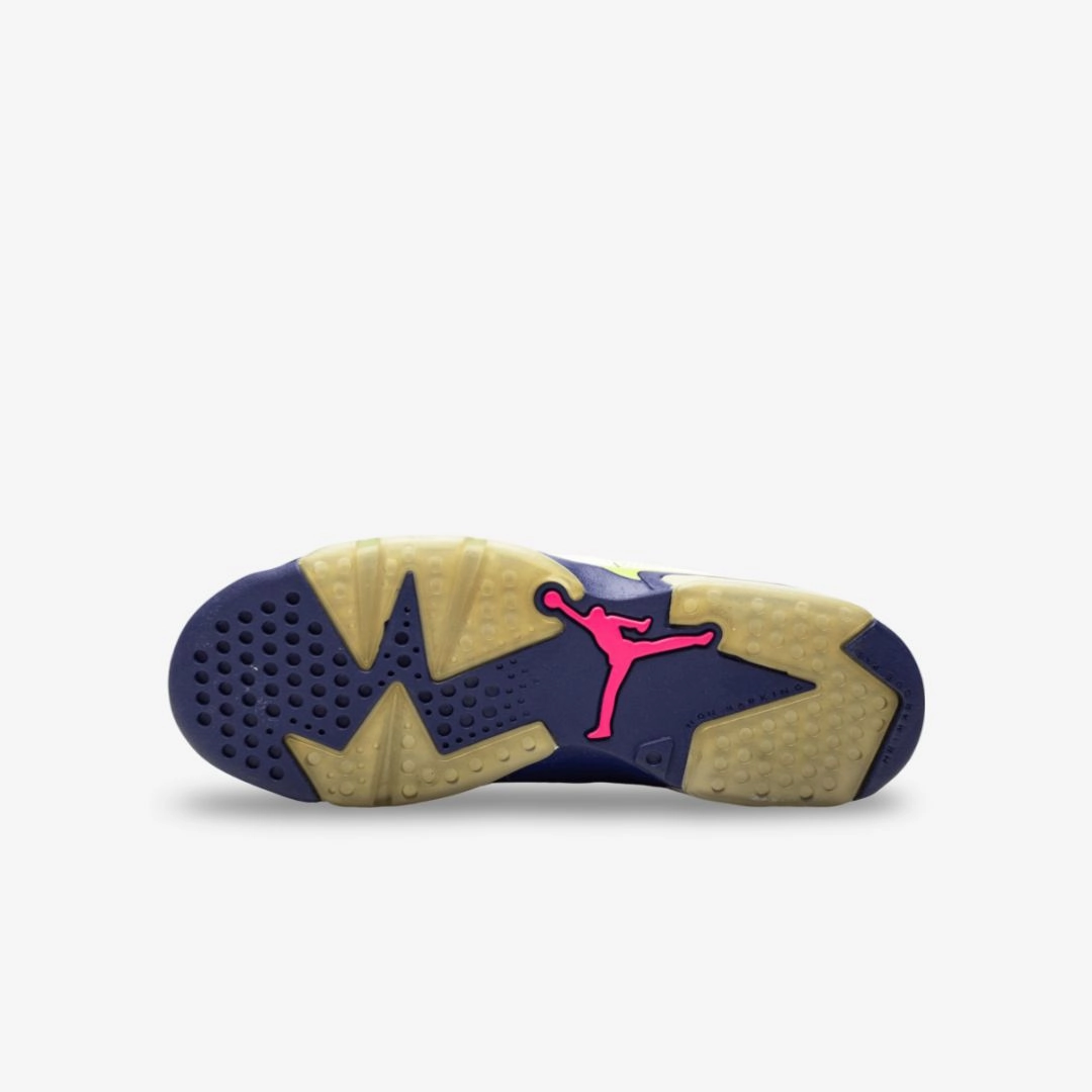 (GS) Air Jordan 6 Retro 'Seahawks' (2014) 543390-108 Air Jordan 6 Classic High-Top Sneakers