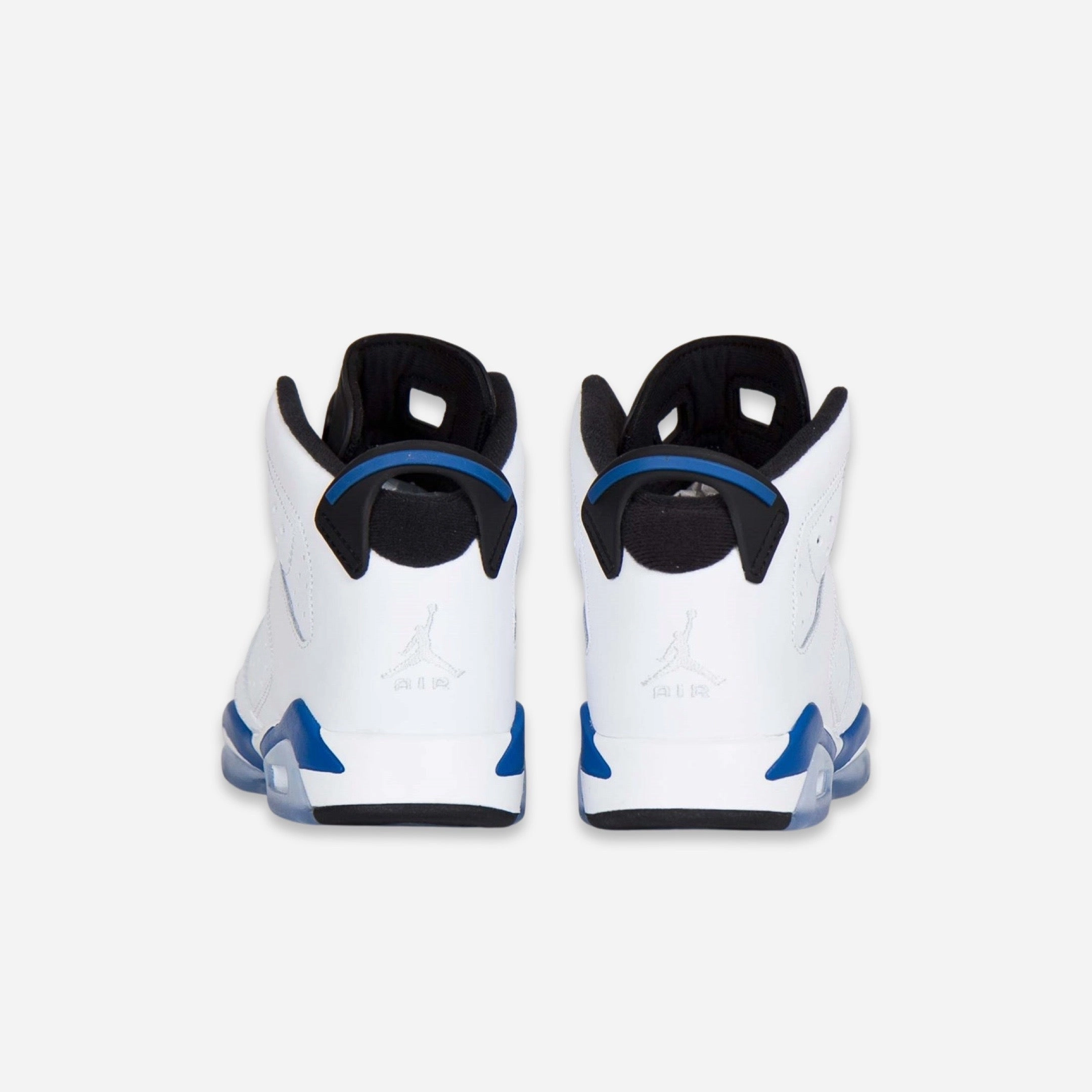 (GS) Air Jordan 6 Retro 'Sport Blue' (2014) 384665-107 Air Jordan 6 Classic High-Top Sneakers