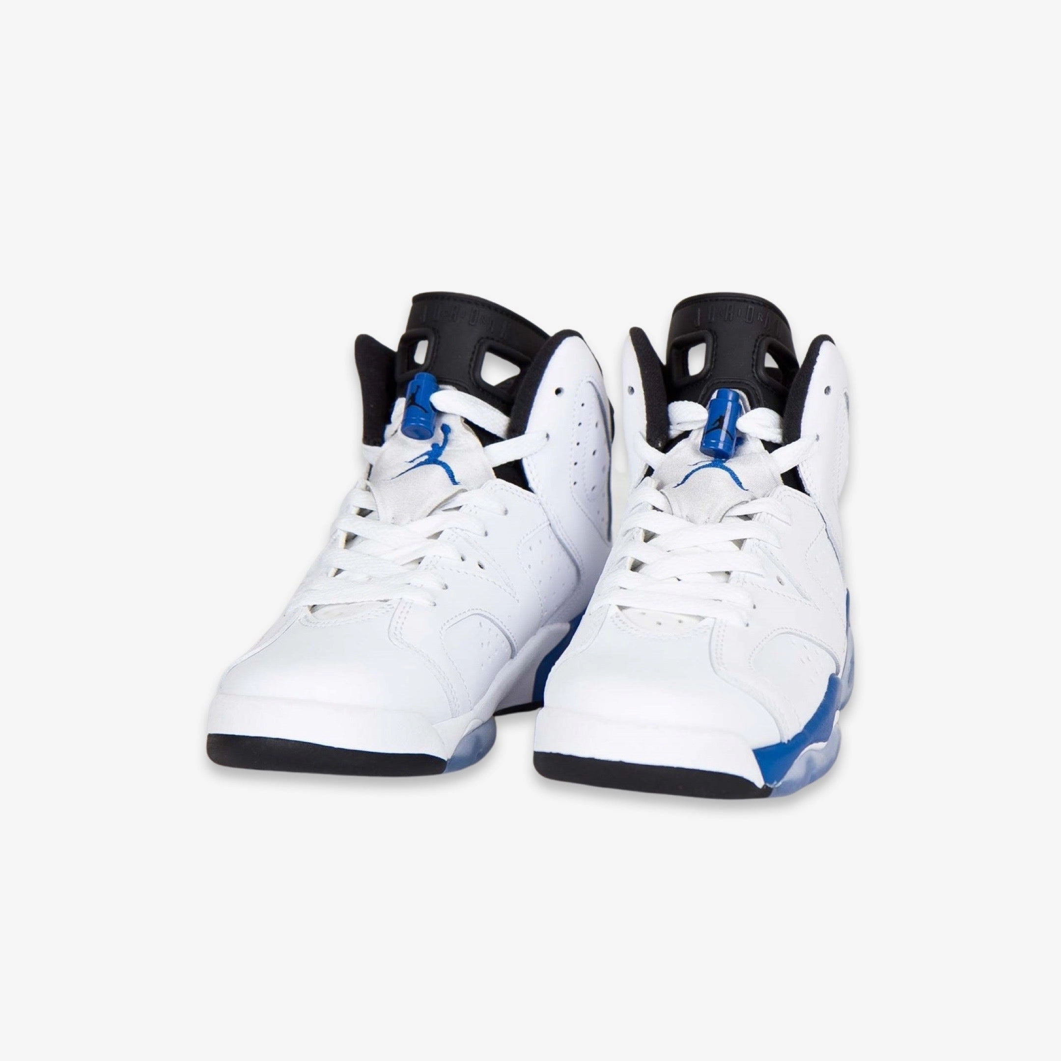 (GS) Air Jordan 6 Retro 'Sport Blue' (2014) 384665-107 Air Jordan 6 Classic High-Top Sneakers