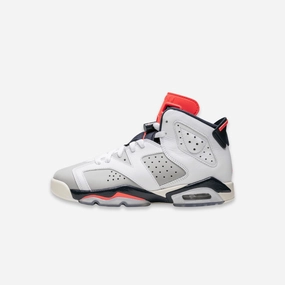 (GS) Air Jordan 6 Retro 'Tinker Hatfield Infrared' (2018) 384665-104 Air Jordan 6 high-top shoes for hoop fans