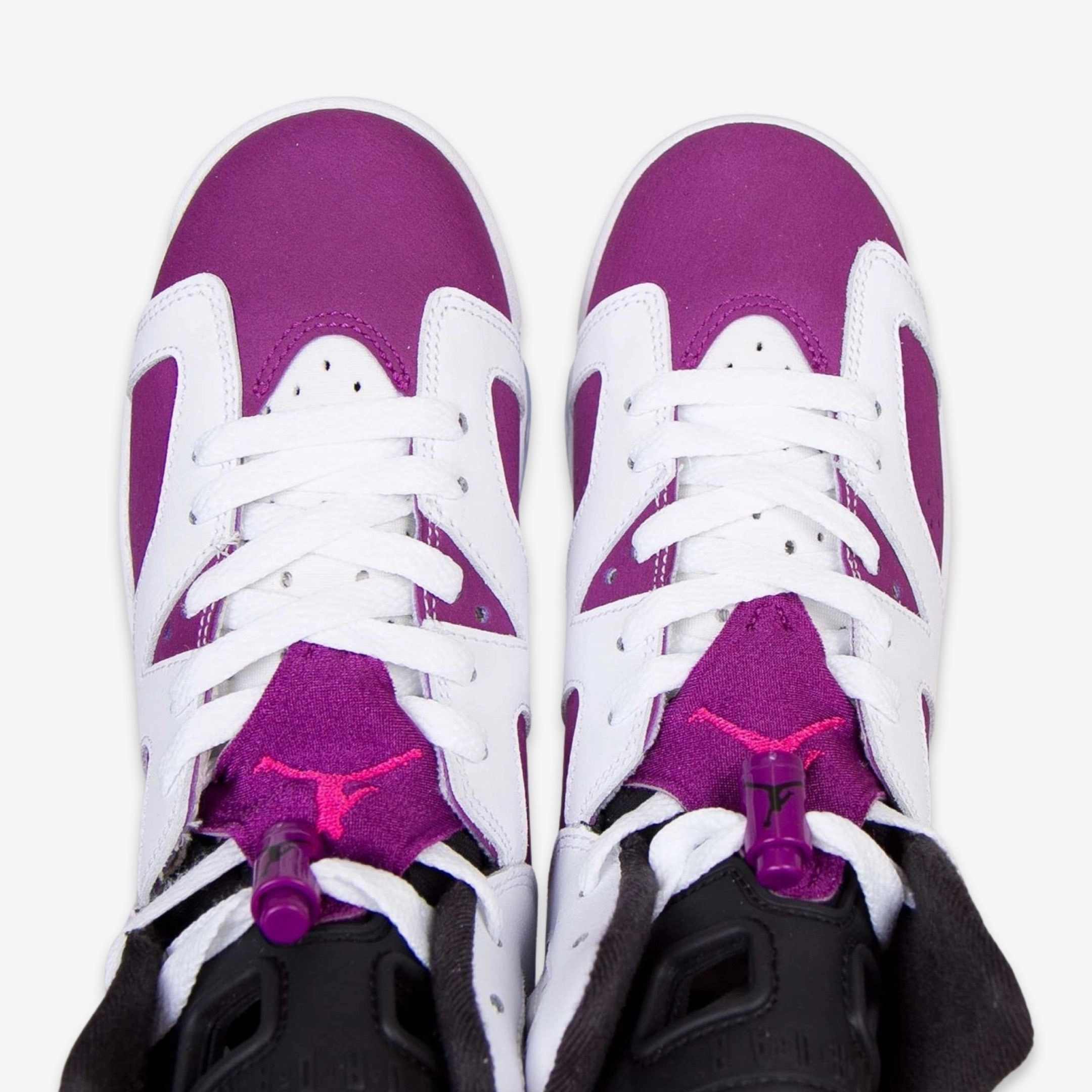 (GS) Air Jordan 6 Retro 'Vivid Pink' (2014) 543390-127 Air Jordan 6 Classic High-Top Sneakers
