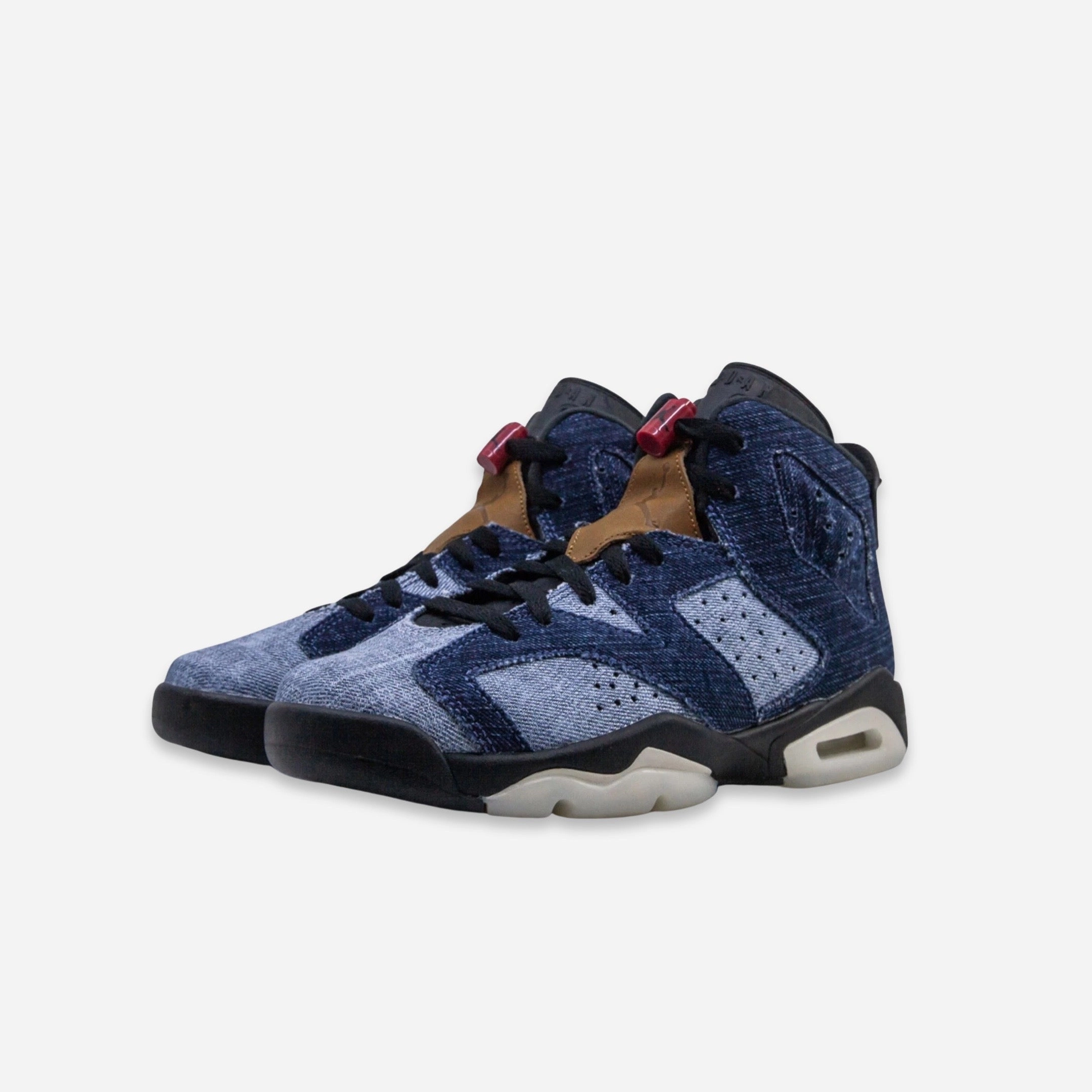(GS) Air Jordan 6 Retro 'Washed Denim' (2019) CV5489-401 Air Jordan 6 Classic High-Top Sneakers