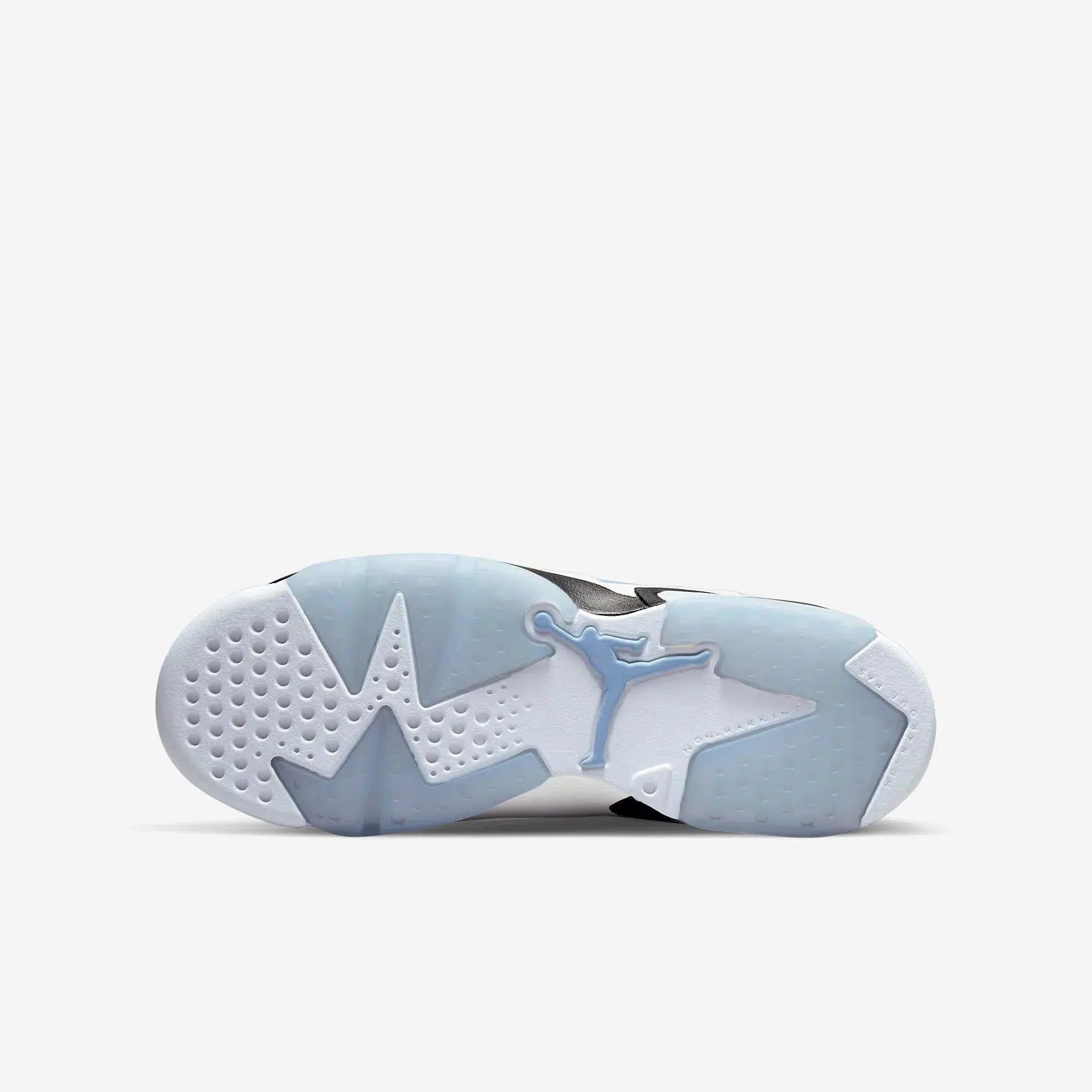 (GS) Air Jordan 6 Retro 'White / UNC University Blue' (2022) 384665-410 Air Jordan 6 Classic High-Top Sneakers
